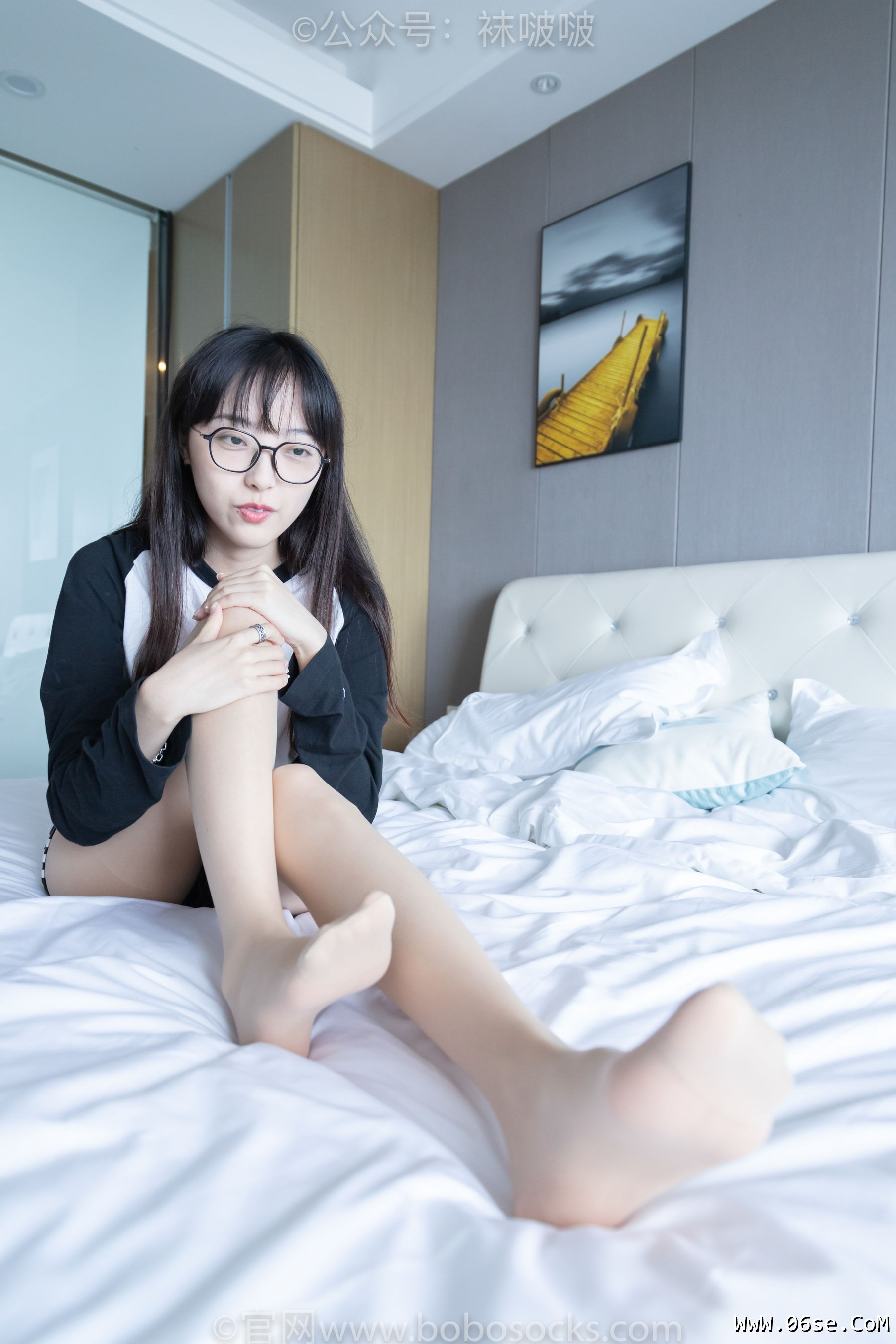 图片[145]-BoBoSocks袜啵啵 No.015 稚予-阿迪板鞋、白色短棉袜、肉丝[148P]-六色网