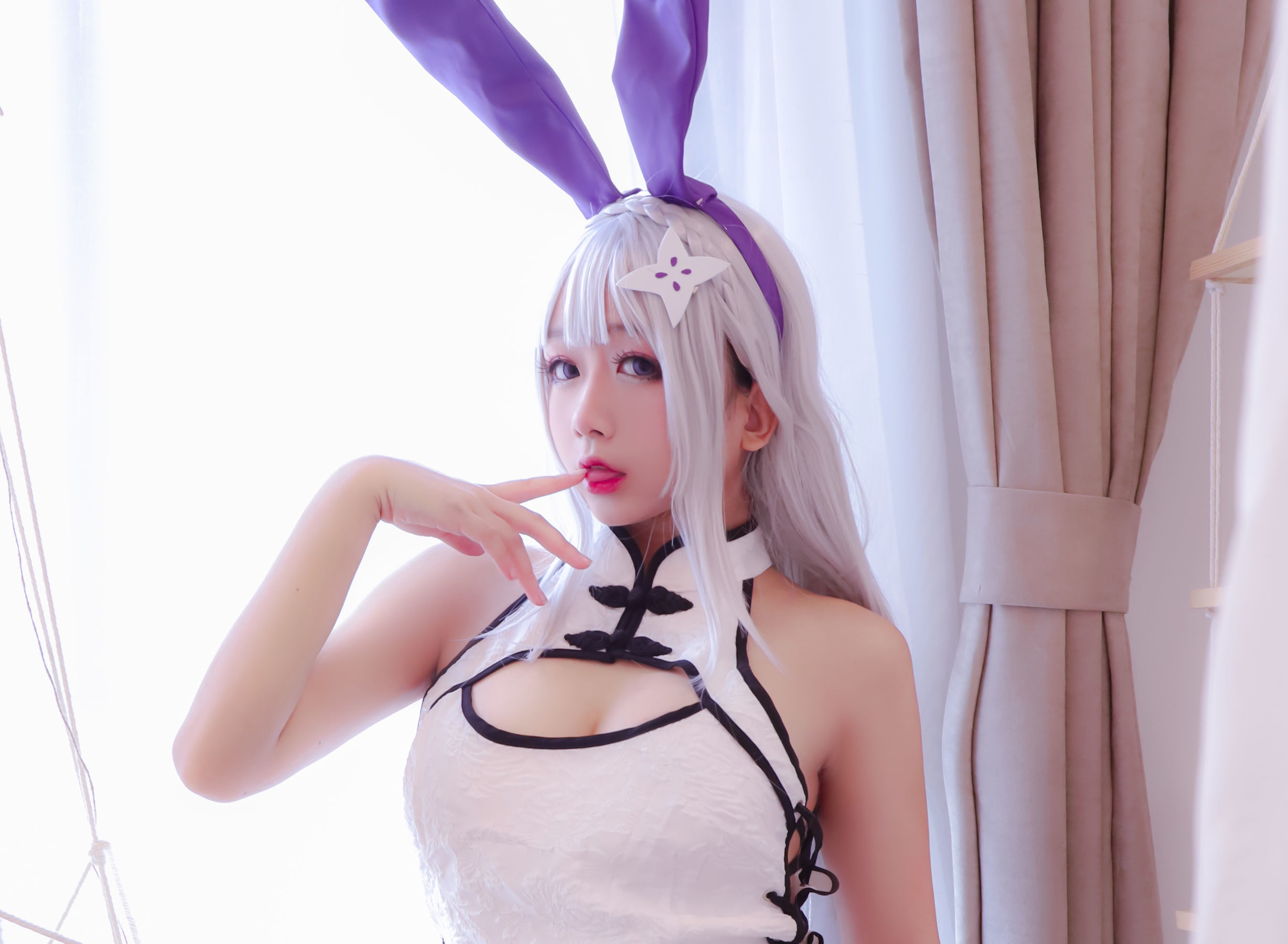图片[15]-Cosplay日奈娇 白旗袍[42P]-六色网