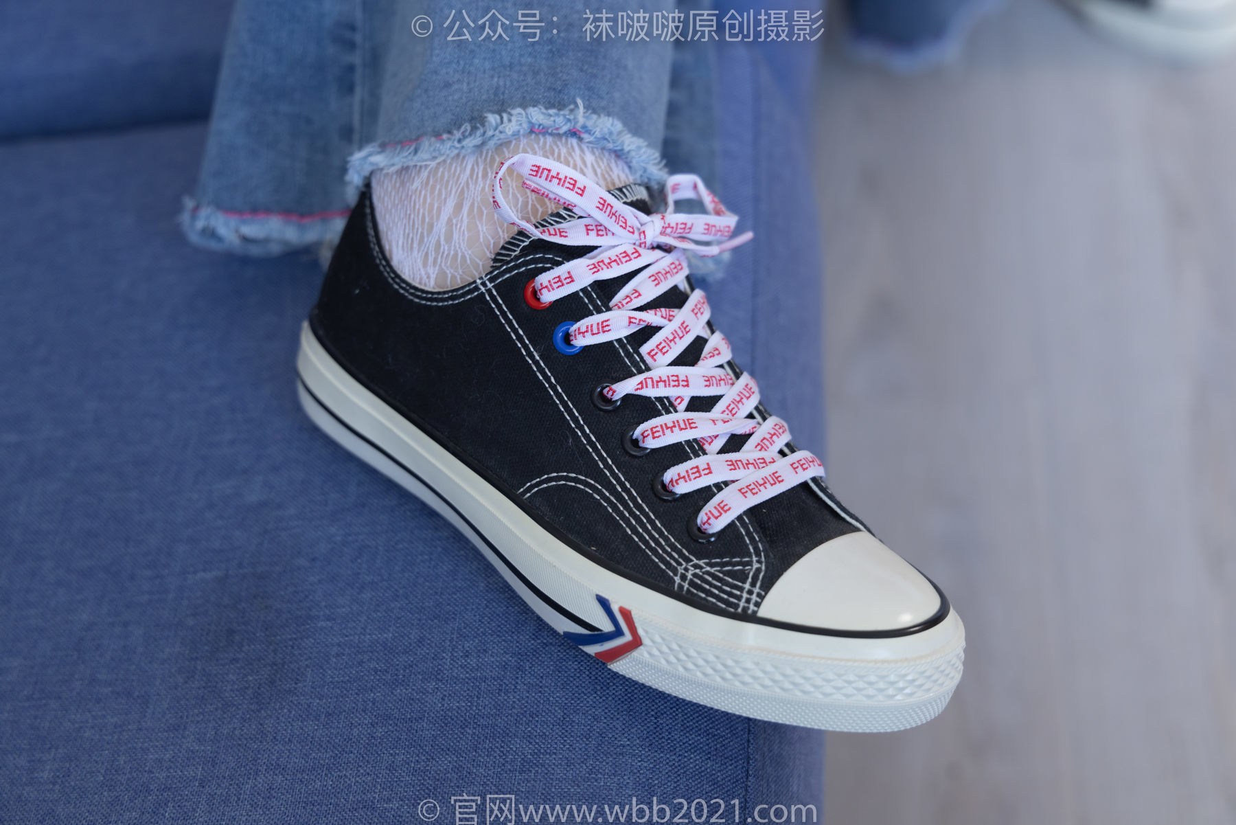 图片[97]-BoBoSocks袜啵啵 No.231 小甜豆-板鞋、白色蕾丝袜、可拆卸牛仔裤、裤里丝[154P]-六色网