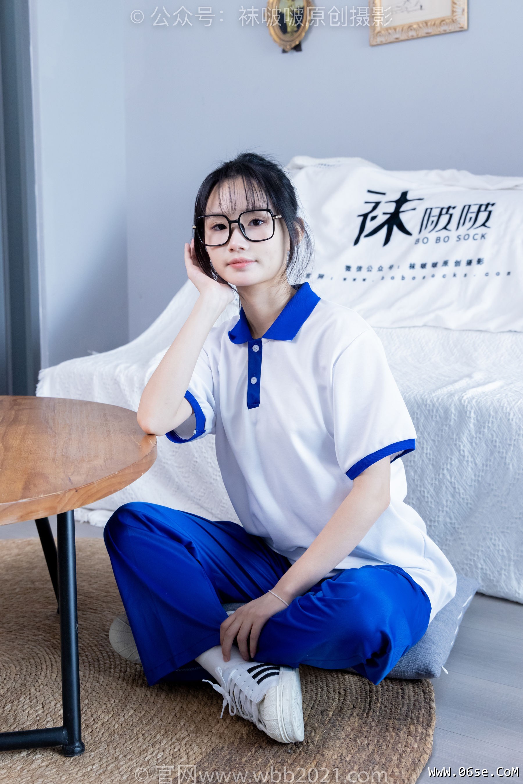 图片[83]-BoBoSocks袜啵啵 No.351 甜甜圈 -板鞋、白棉袜、肉丝、校服裤里丝[150P]-六色网
