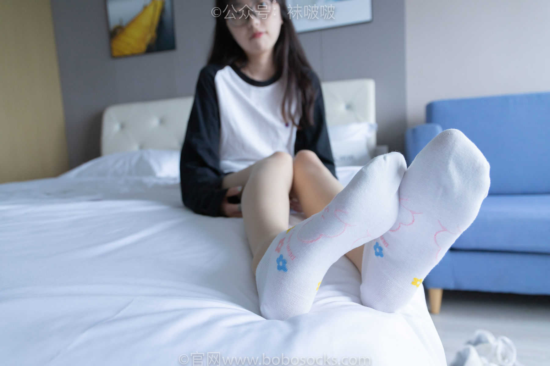 图片[63]-BoBoSocks袜啵啵 No.015 稚予-阿迪板鞋、白色短棉袜、肉丝[148P]-六色网