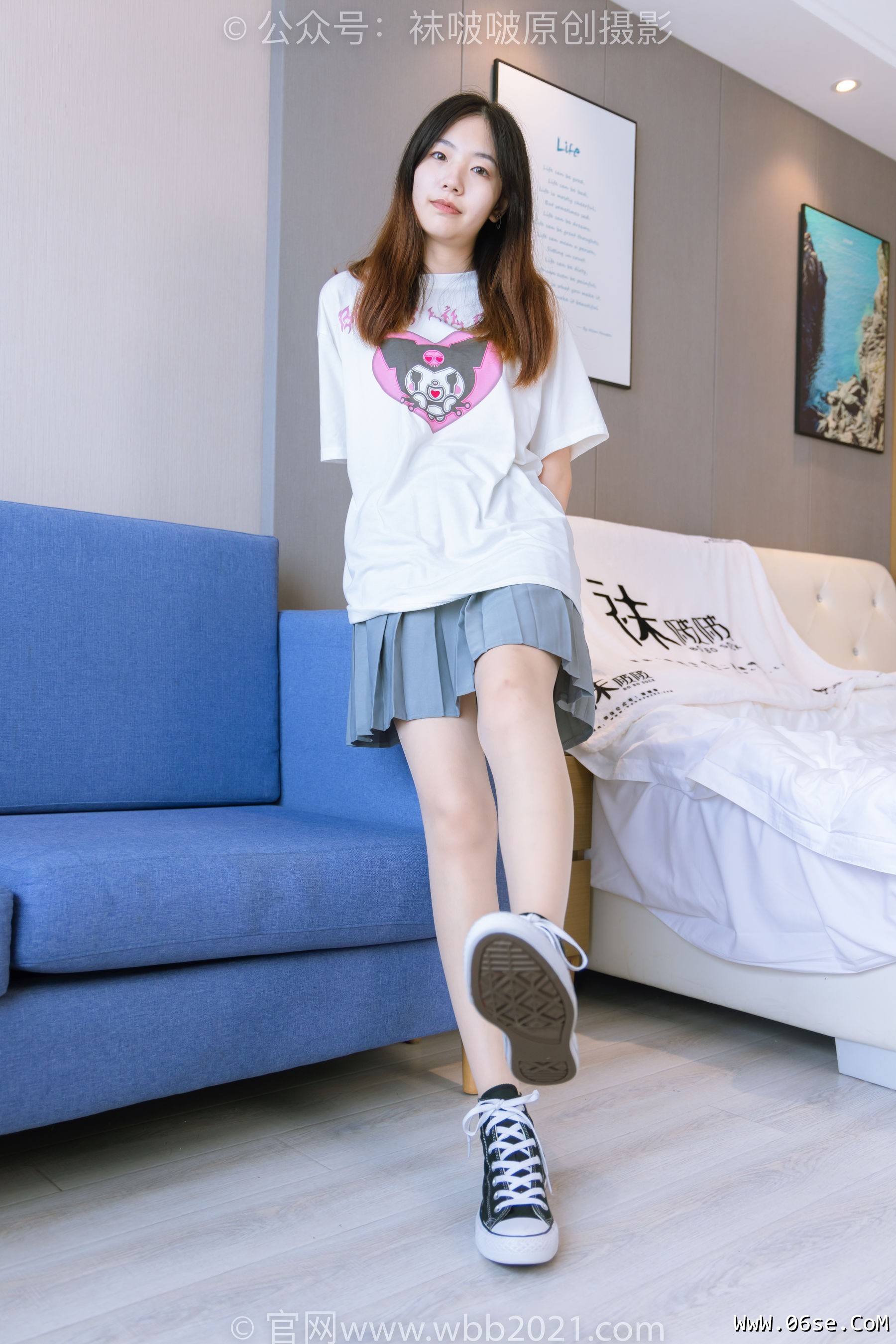 图片[52]-BoBoSocks袜啵啵 No.405 小甜豆 -匡威板鞋、肉丝[140P]-六色网