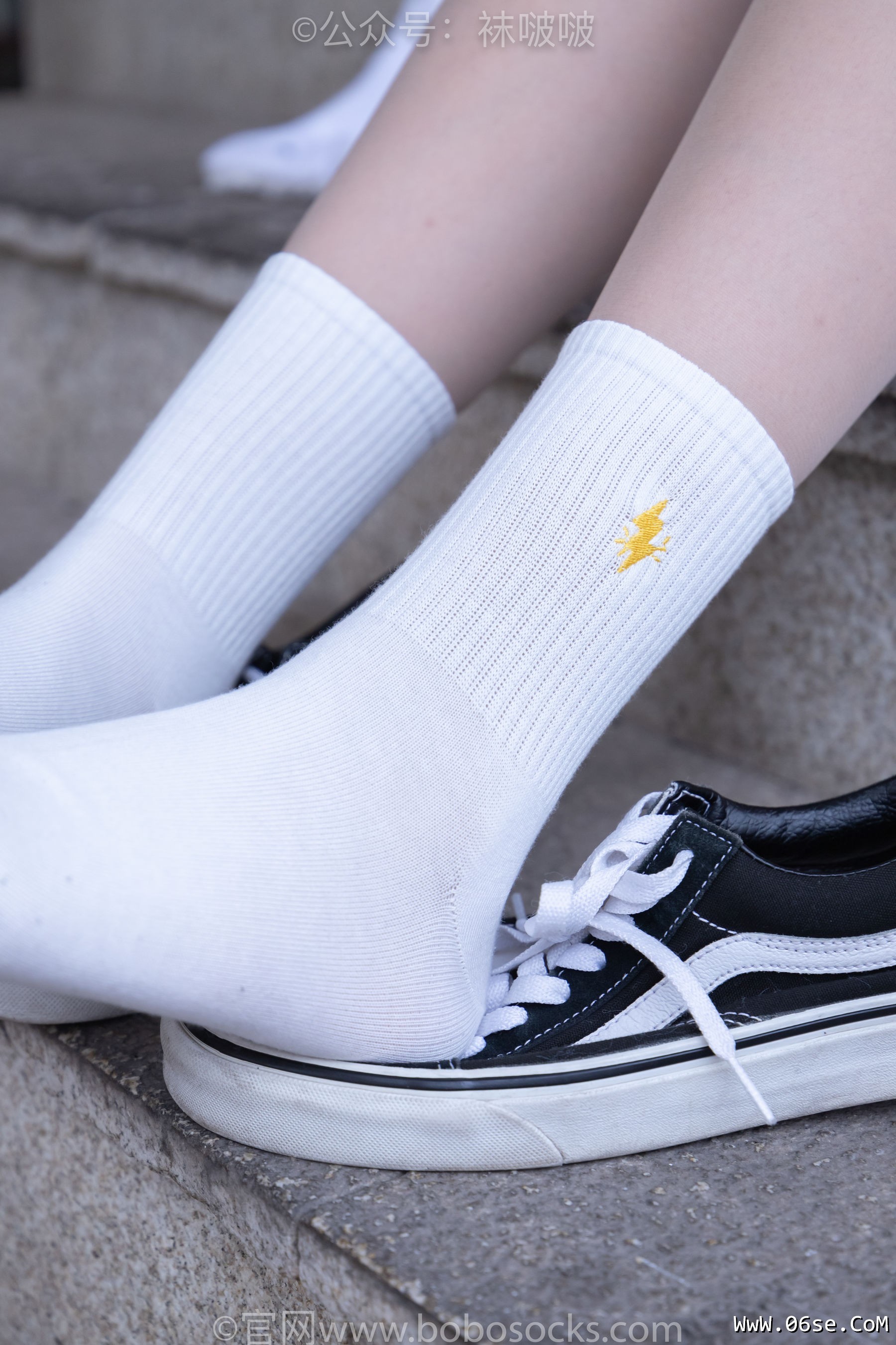 图片[45]-BoBoSocks袜啵啵 No.069 小甜豆-vans板鞋、白棉袜、肉丝[135P]-六色网