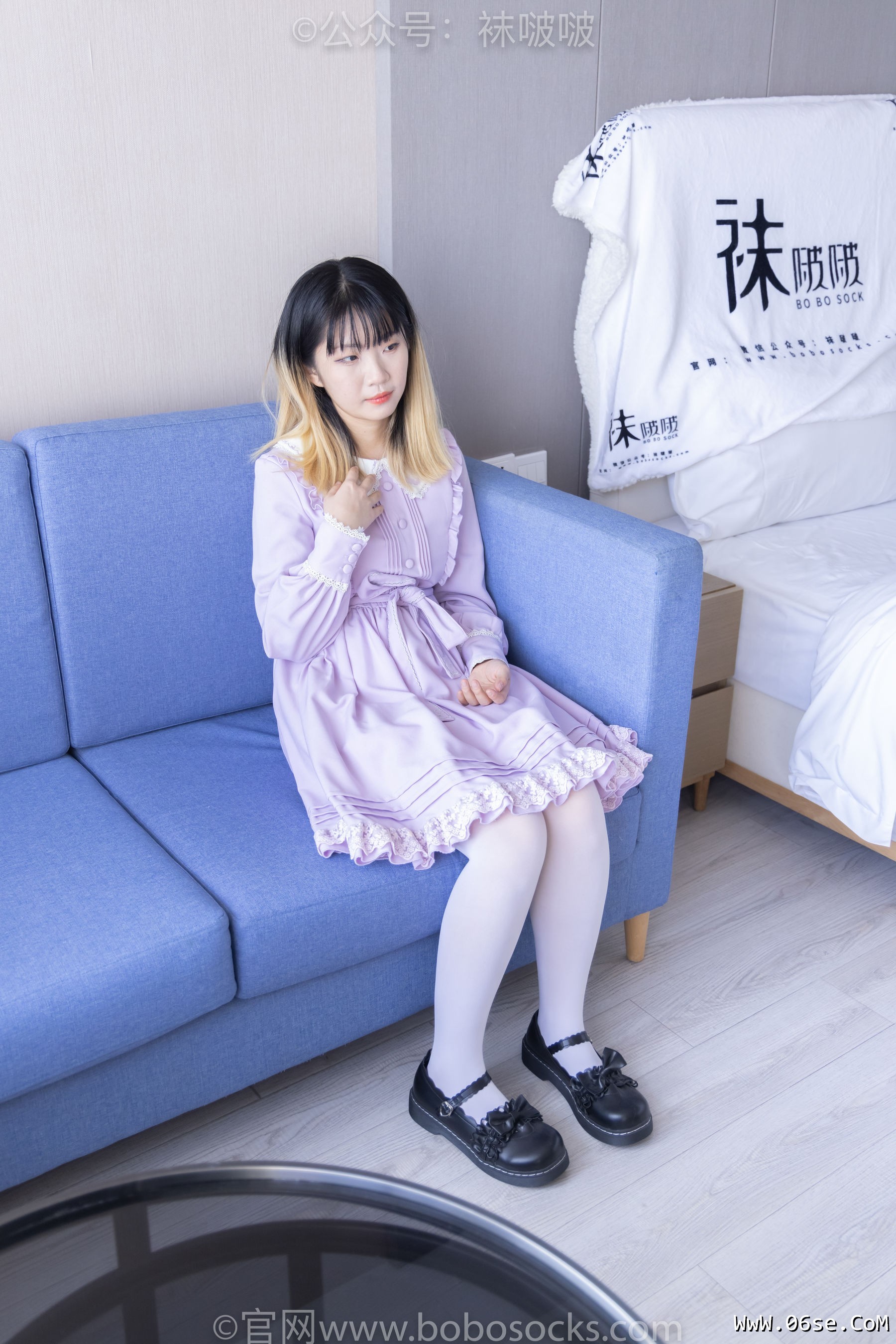 图片[3]-BoBoSocks袜啵啵 No.079 砂糖-皮鞋、厚白丝[140P]-六色网