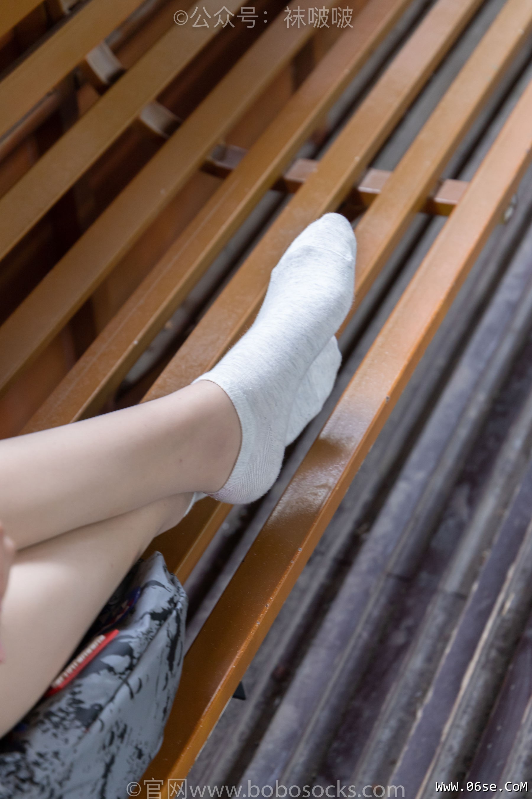 图片[71]-BoBoSocks袜啵啵 No.013 小甜豆-匡威帆布鞋、浅灰色短棉袜、肉丝[132P]-六色网