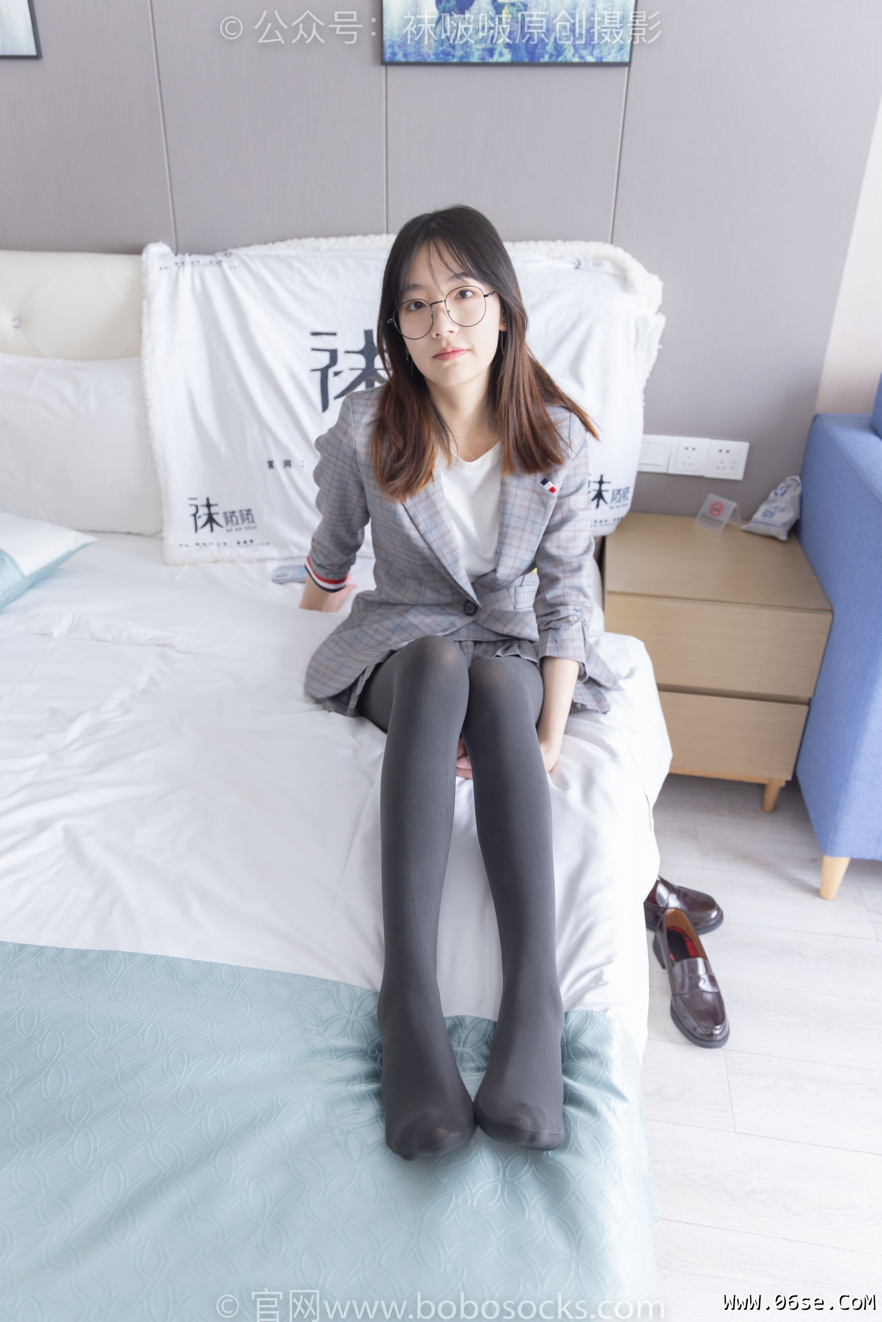 图片[88]-BoBoSocks袜啵啵 No.210 小甜豆 -皮鞋、厚灰丝、ol装[140P]-六色网