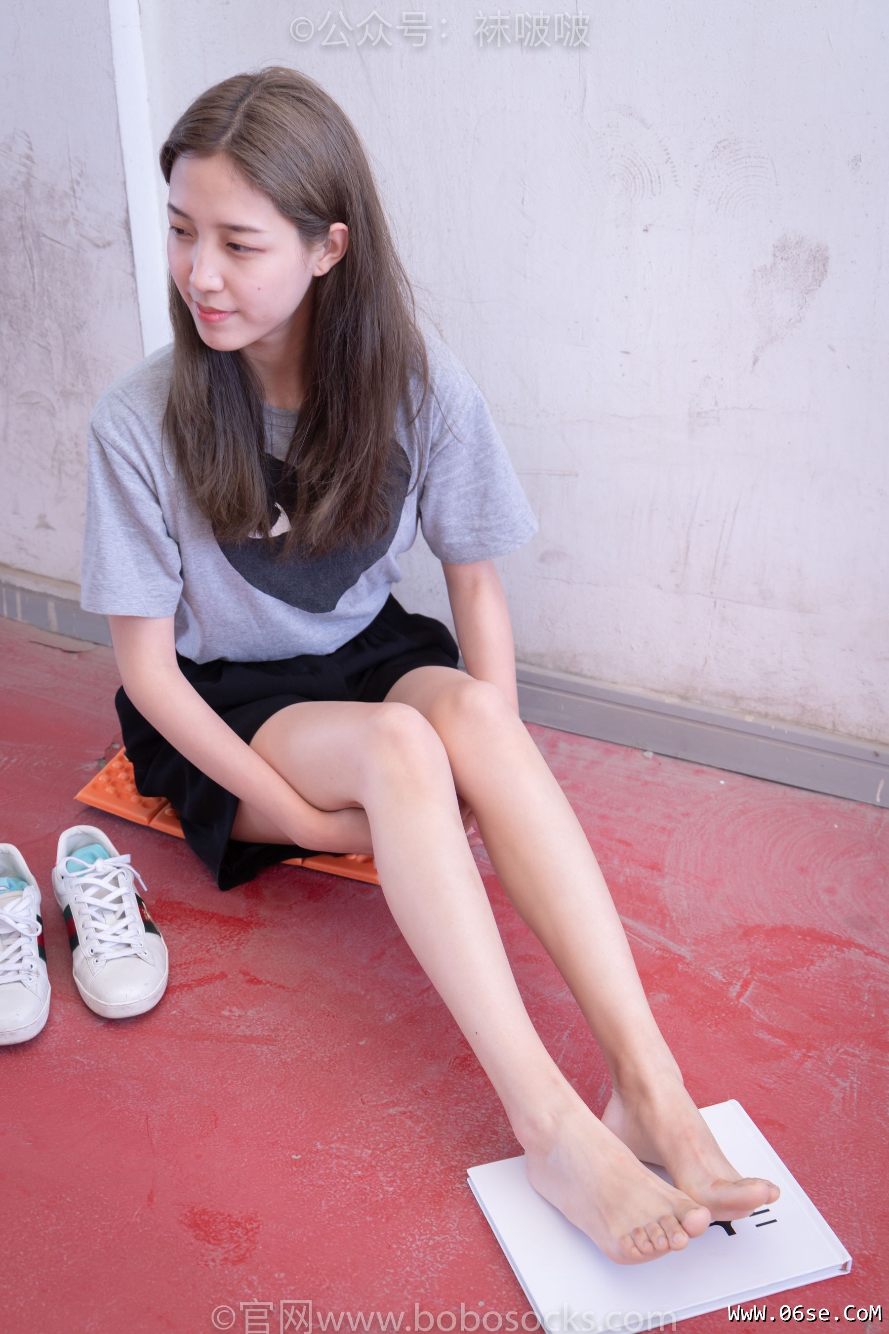 图片[132]-BoBoSocks袜啵啵 积分限定作品006 泡芙-板鞋、天蓝色短棉袜、裸足[138P]-六色网