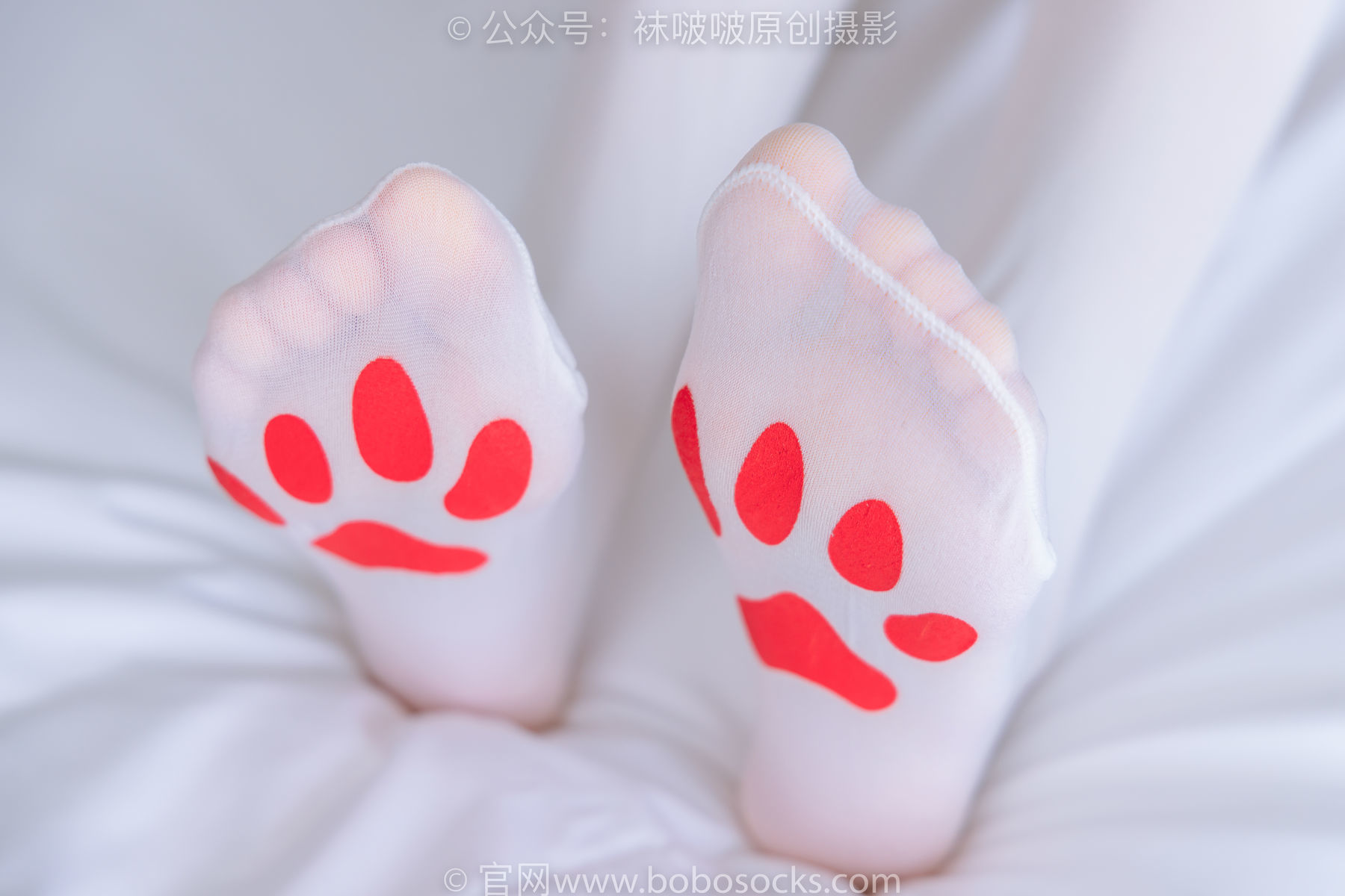 图片[135]-BoBoSocks袜啵啵 No.177 稚予-皮鞋、厚白丝（脚底猫爪印款）[140P]-六色网