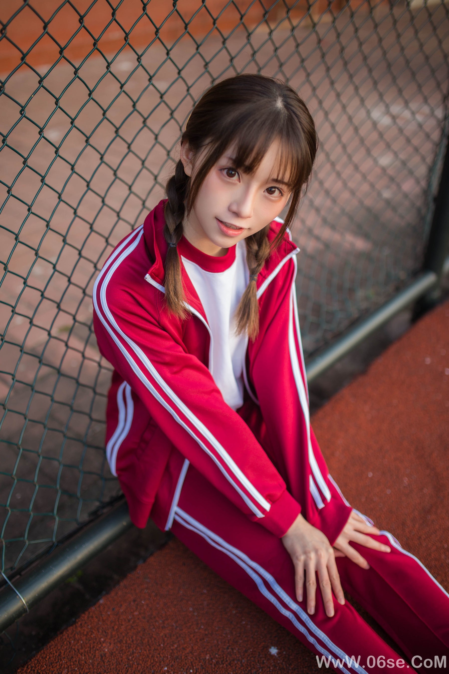 图片[7]-动漫博主Kitaro_绮太郎 红色运动服女孩[13P]-六色网