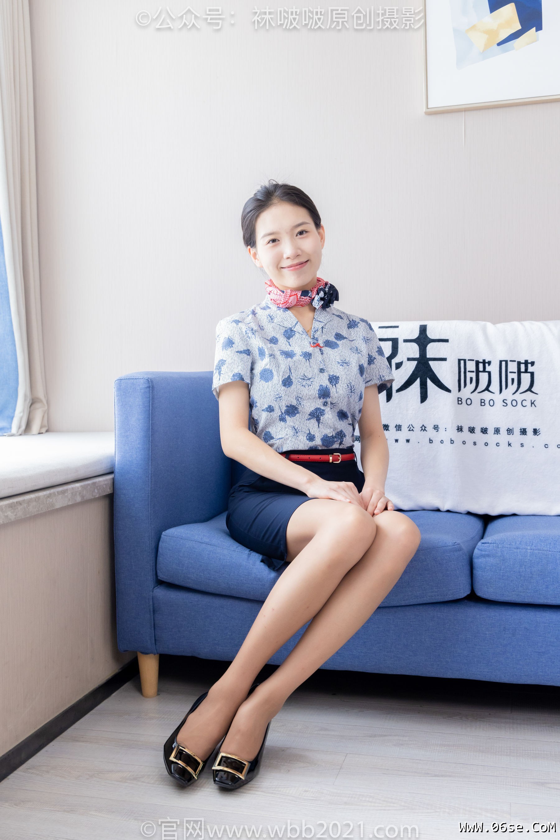 图片[127]-BoBoSocks袜啵啵 No.334 芝士 -东航制服、两双高跟鞋、薄肉丝、薄灰丝[141P]-六色网