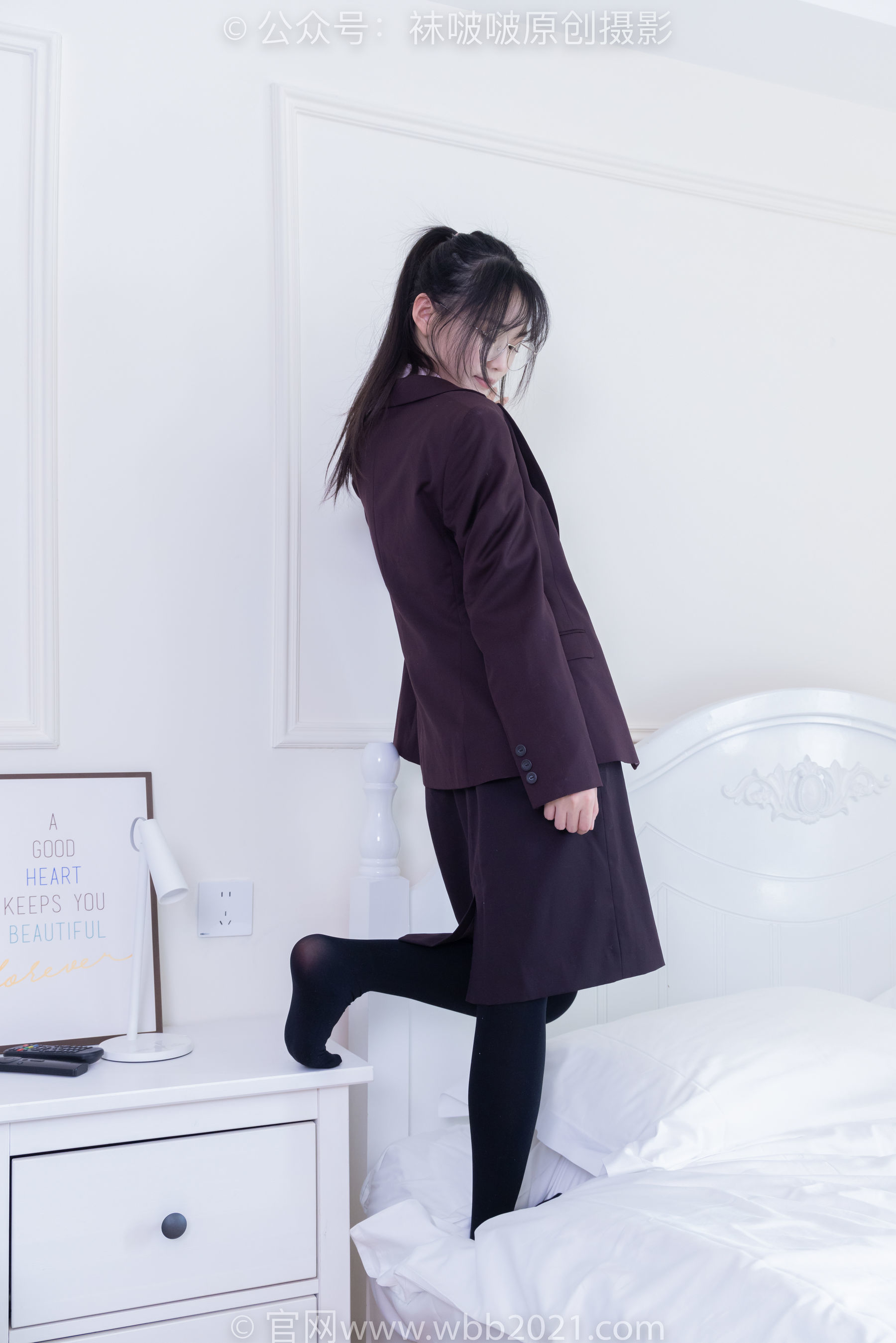 图片[119]-BoBoSocks袜啵啵 No.362 甜甜圈 -两双皮鞋、厚肉丝、厚黑丝、ol制服[230P]-六色网