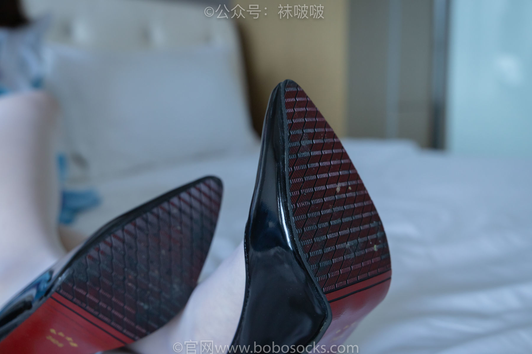 图片[37]-BoBoSocks袜啵啵 No.066 小甜豆-女仆装、高跟鞋、薄白丝[134P]-六色网