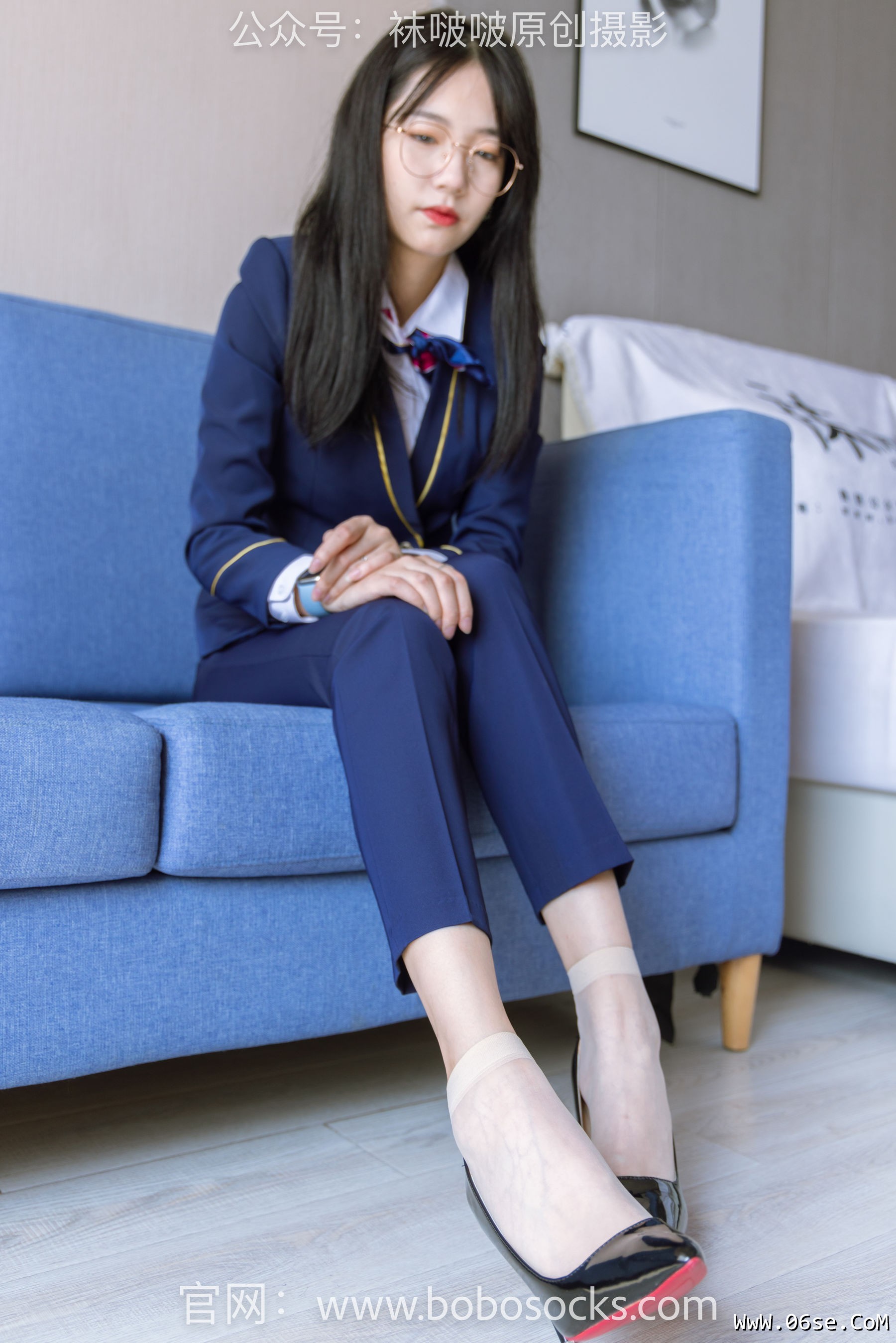 图片[100]-BoBoSocks袜啵啵 No.139 小甜豆-高跟鞋、短肉丝、空姐制服[140P]-六色网