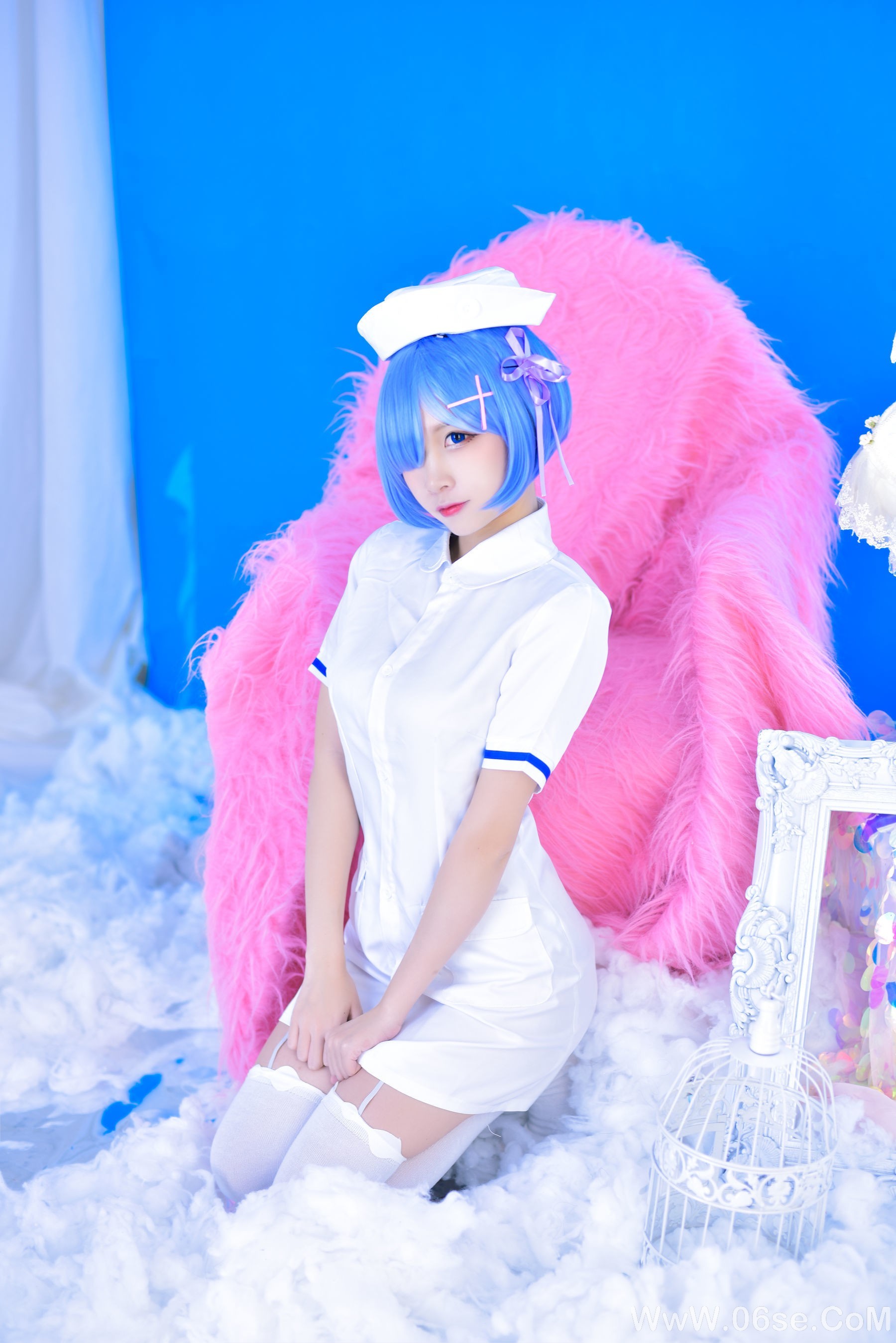 图片[25]-人气Coser二佐Nisa 蕾姆护士[31P]-六色网