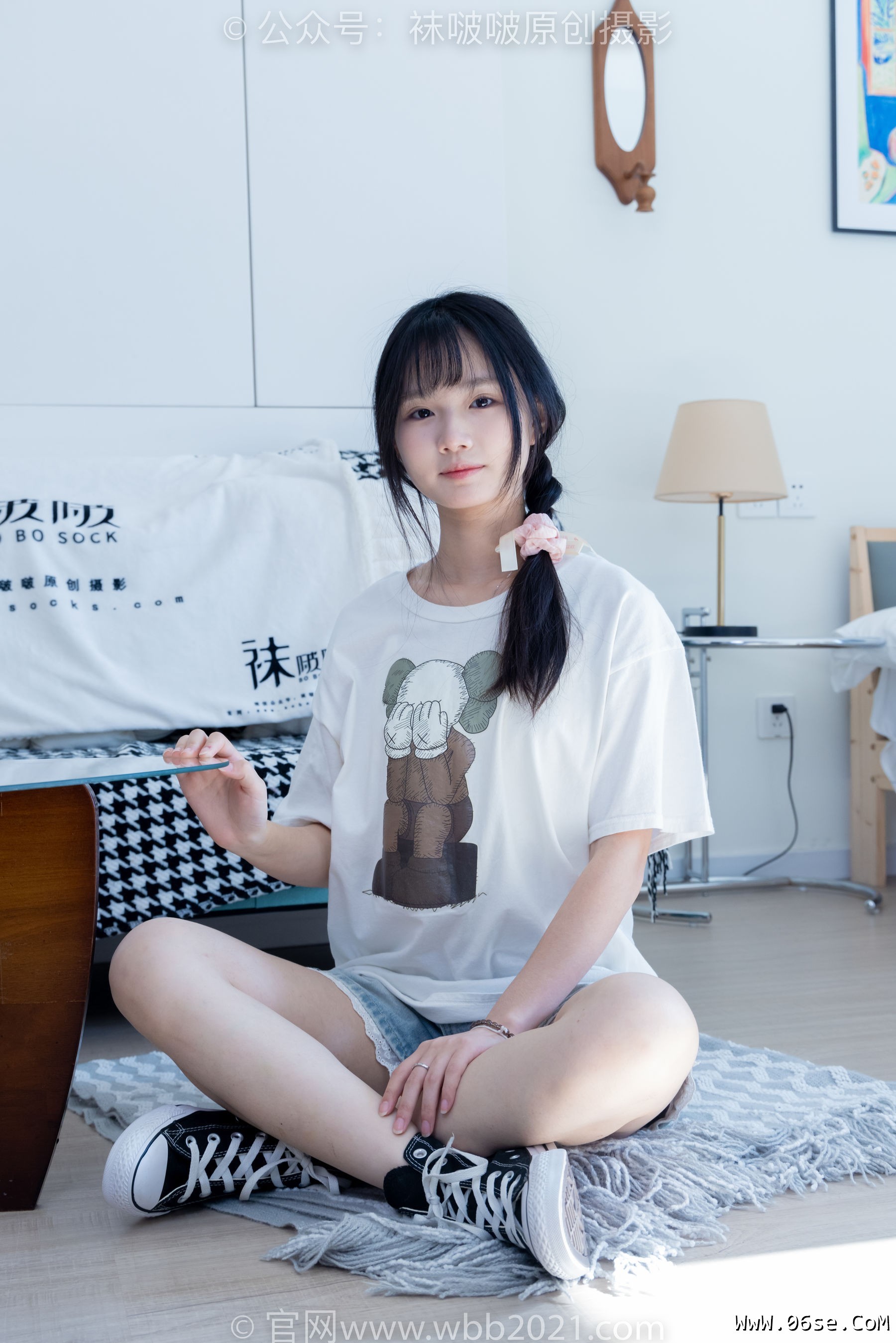 图片[72]-BoBoSocks袜啵啵 No.331 甜甜圈 -板鞋、白棉袜、裸足[144P]-六色网