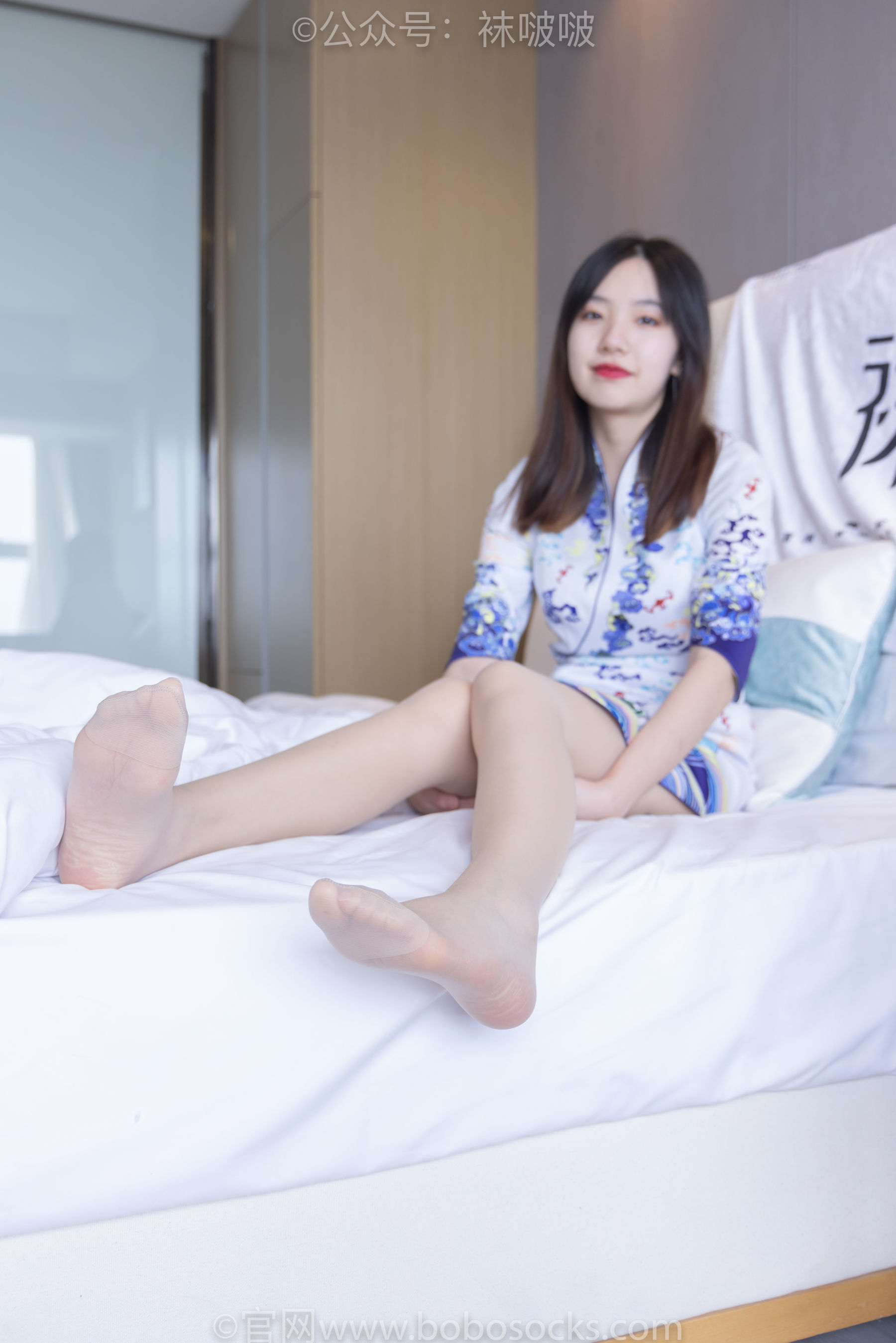 图片[70]-BoBoSocks袜啵啵 No.082 小甜豆-旗袍、皮底鞋、高跟鞋、肉丝、灰丝[140P]-六色网