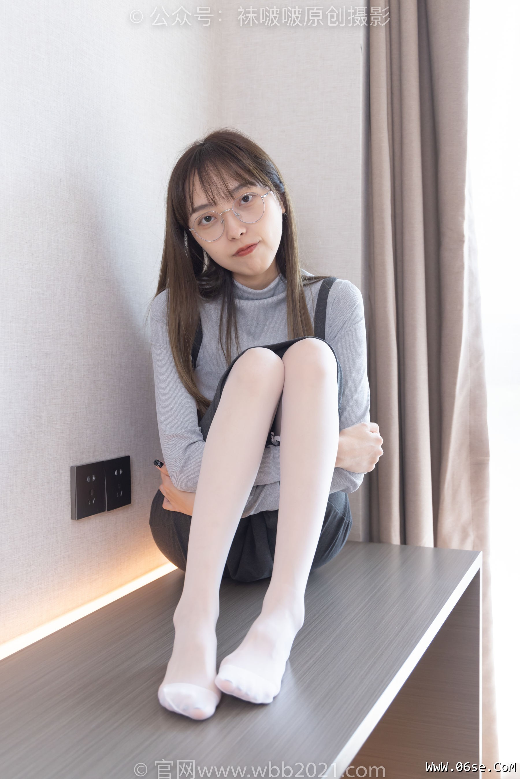图片[41]-BoBoSocks袜啵啵 No.309 稚予 -两双高跟鞋、灰丝、白丝、裸足、踩奶油蛋糕剧情[180P]-六色网
