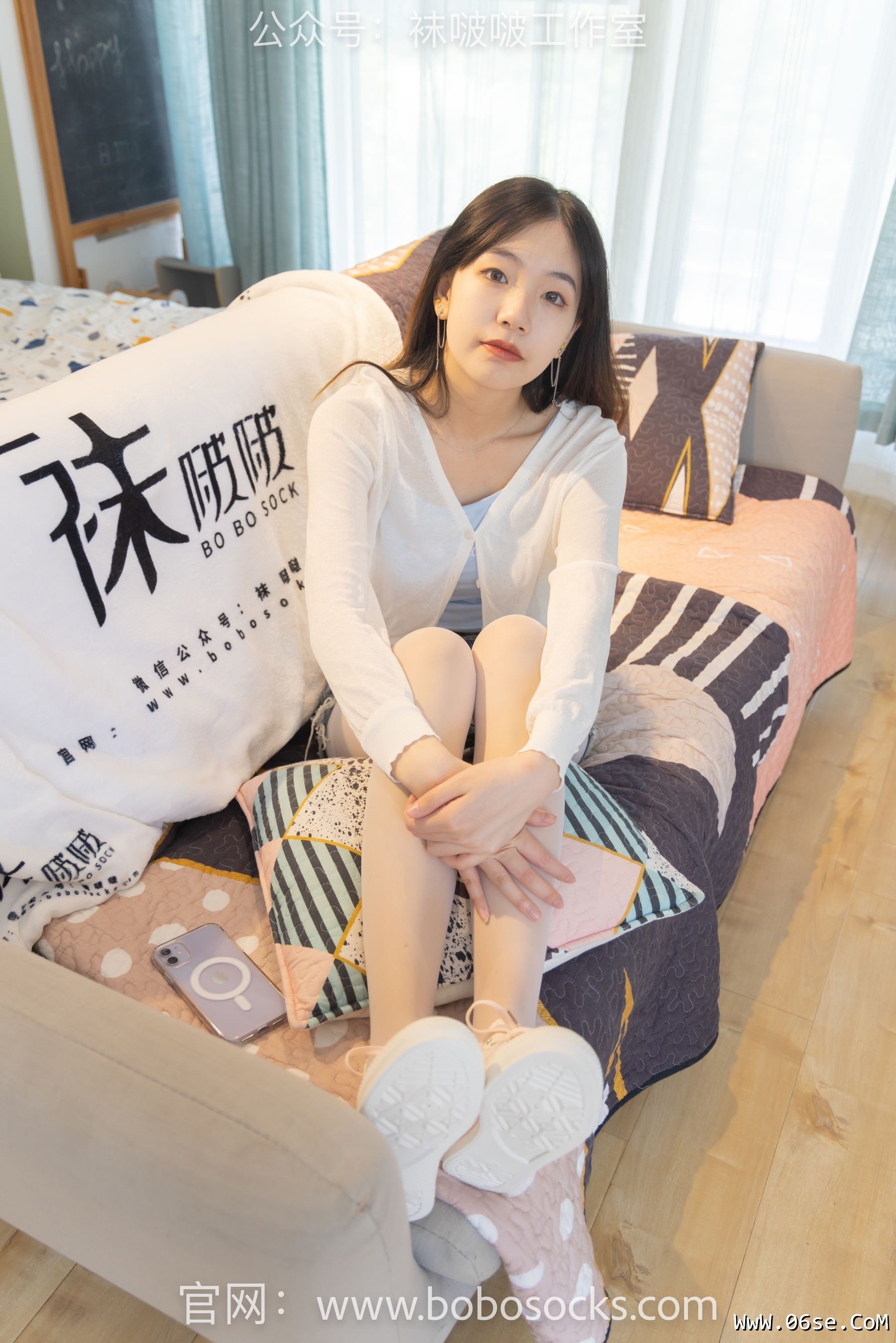 图片[21]-BoBoSocks袜啵啵 No.102 小甜豆-板鞋、白丝[140P]-六色网