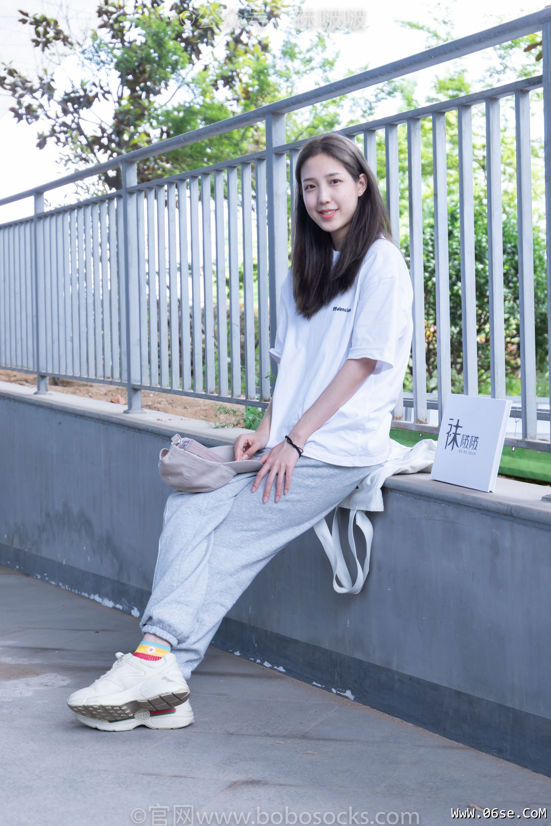 图片[27]-BoBoSocks袜啵啵 No.012 泡芙-运动鞋、白棉袜、裸足[132P]-六色网
