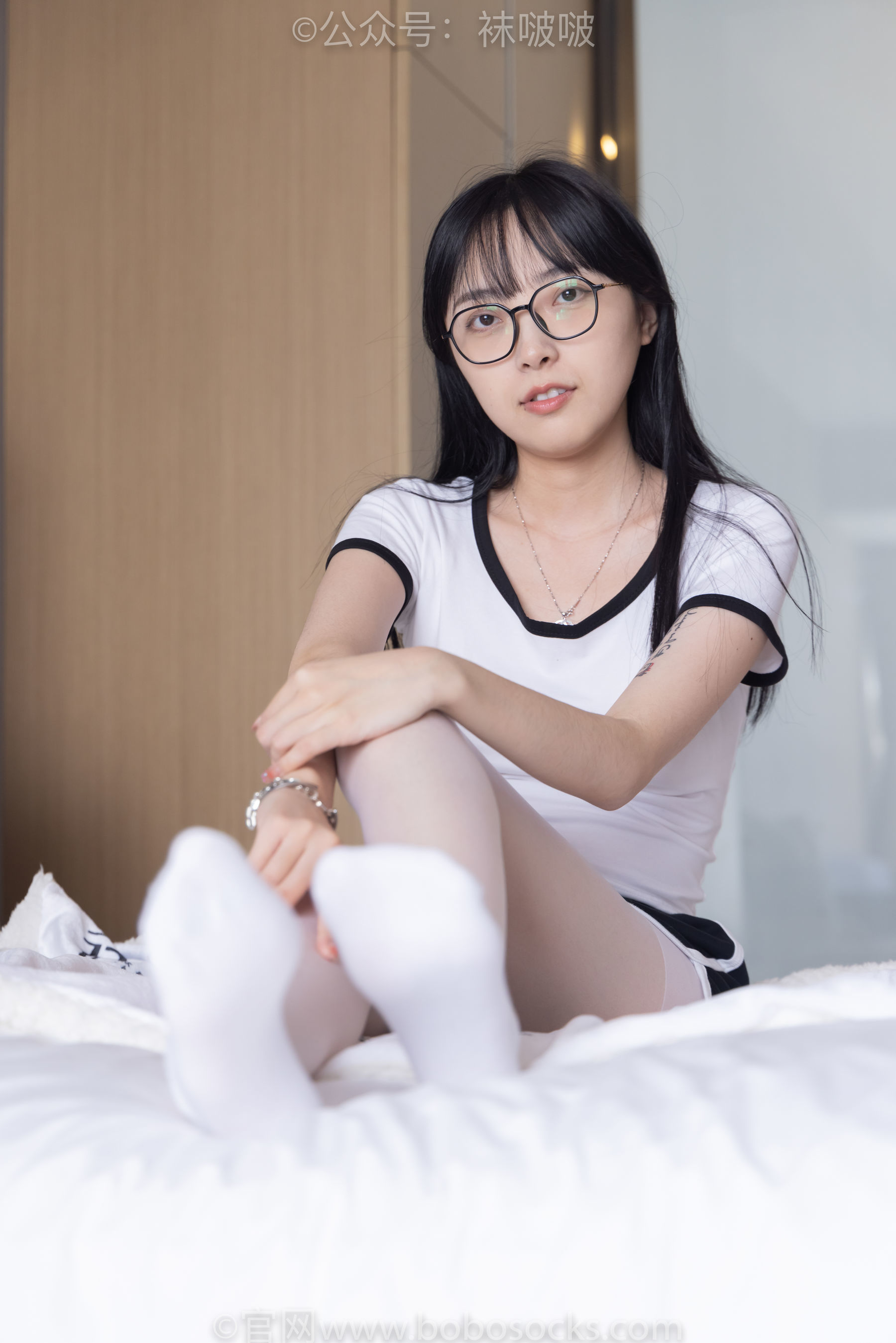 图片[32]-BoBoSocks袜啵啵 No.037 稚予-帆布鞋、短白棉袜、白丝[136P]-六色网