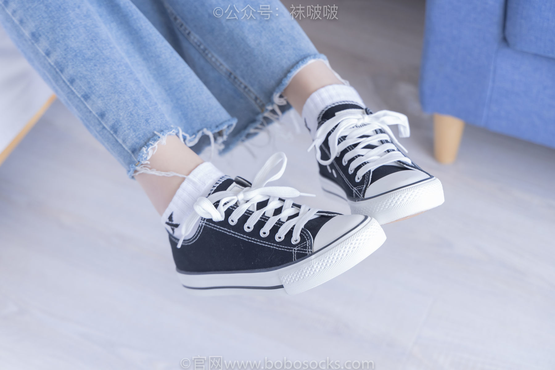 图片[5]-BoBoSocks袜啵啵 No.080 小甜豆-帆布鞋、白棉袜、肉丝[140P]-六色网