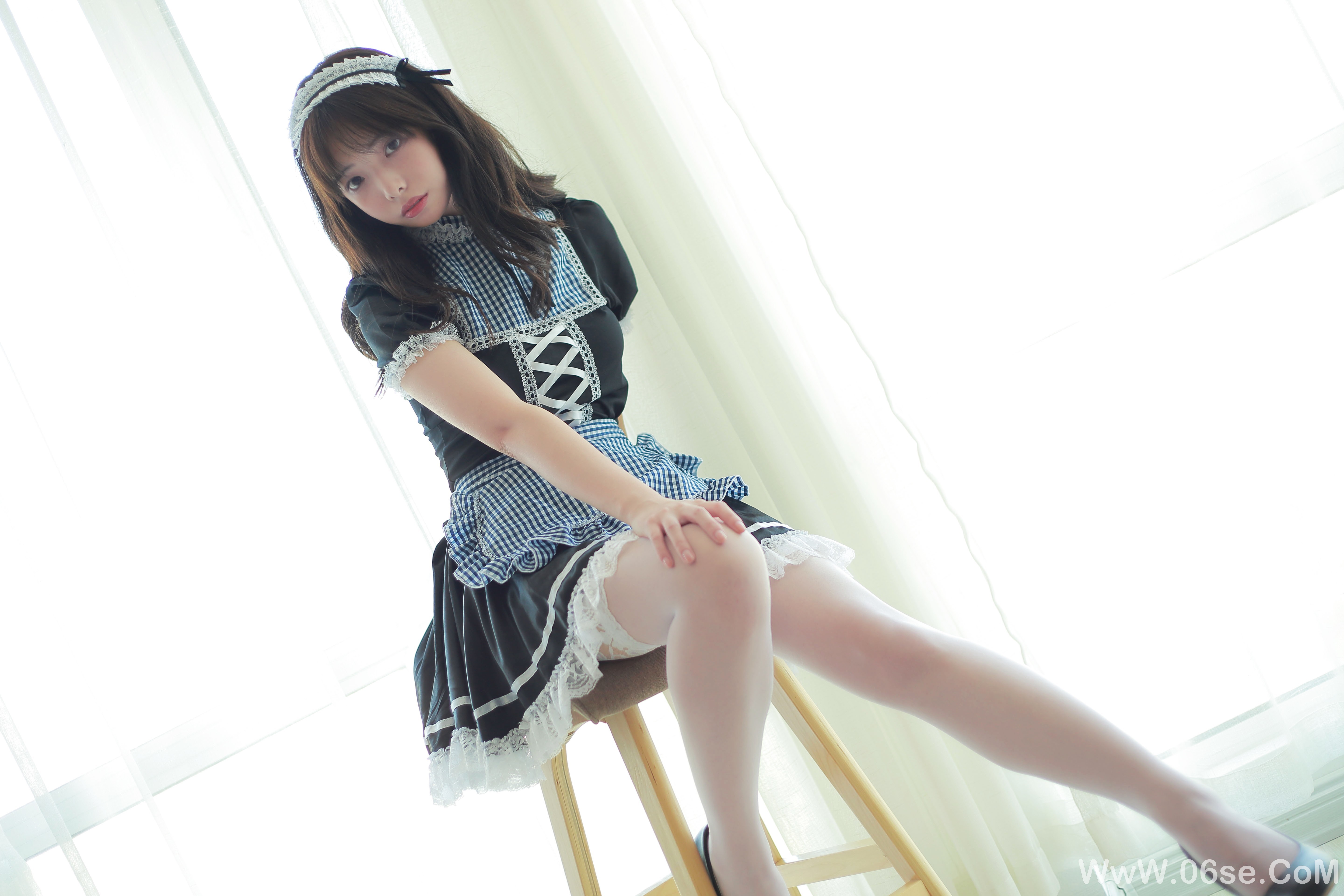 图片[5]-雯妹不讲道理 – 女仆写真[17P]-六色网