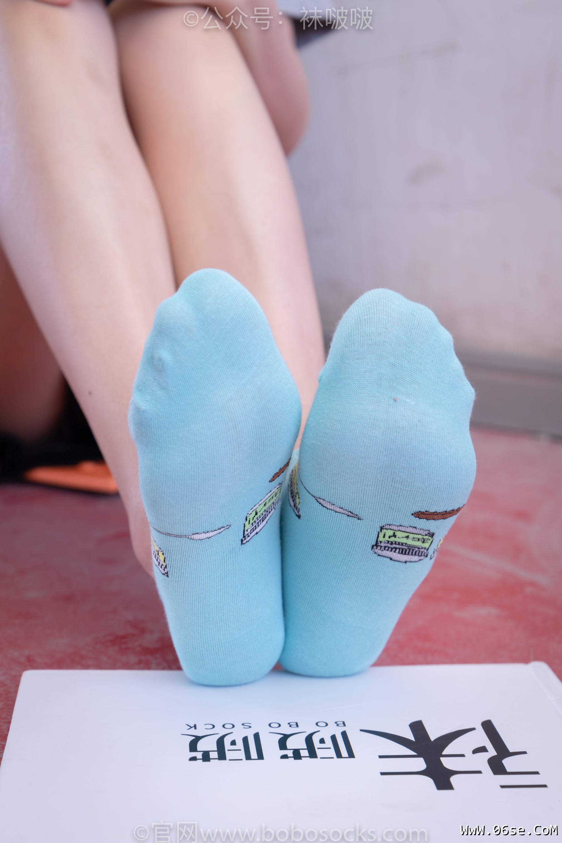 图片[79]-BoBoSocks袜啵啵 积分限定作品006 泡芙-板鞋、天蓝色短棉袜、裸足[138P]-六色网