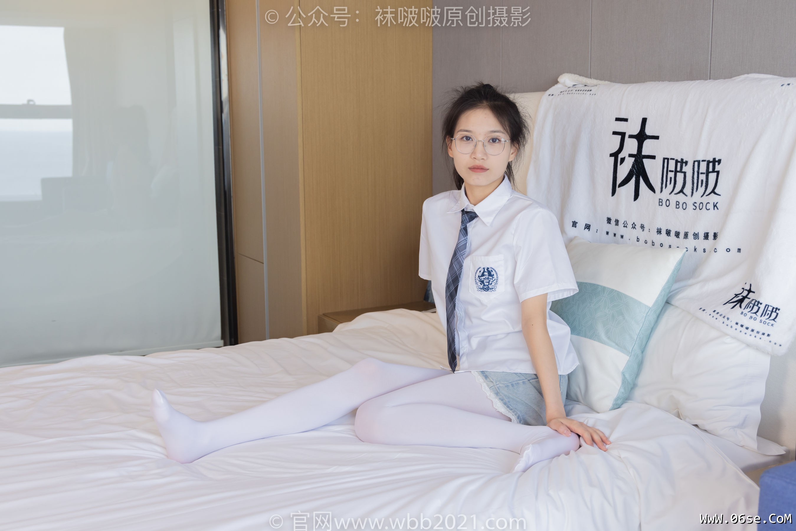 图片[16]-BoBoSocks袜啵啵 No.276 芝士 -皮鞋、厚白丝、裸足[144P]-六色网