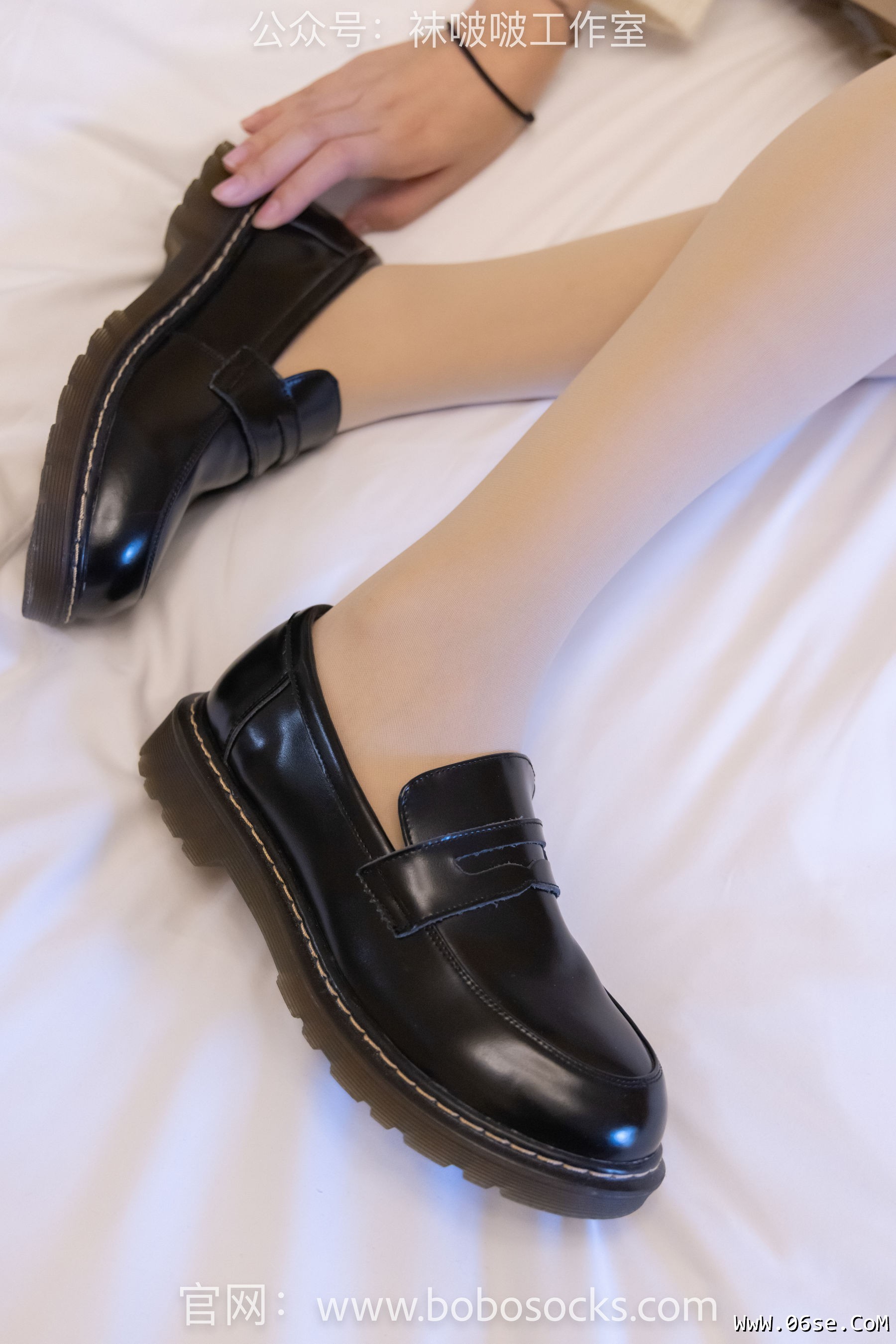 图片[63]-BoBoSocks袜啵啵 No.117 小甜豆-黑皮鞋、厚肉丝[135P]-六色网