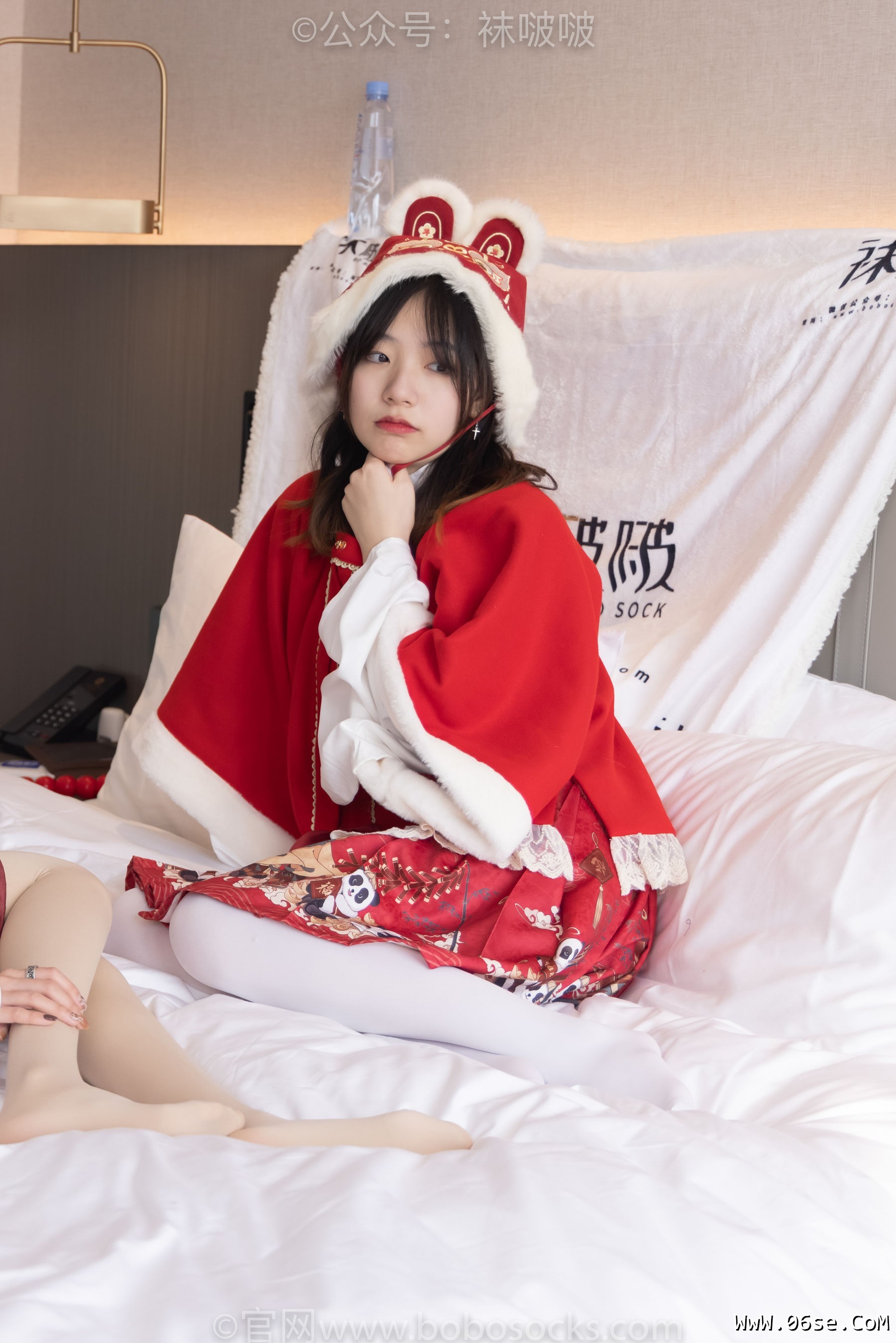 图片[127]-BoBoSocks袜啵啵 No.054 小甜豆与稚予-给大家拜年啦[139P]-六色网