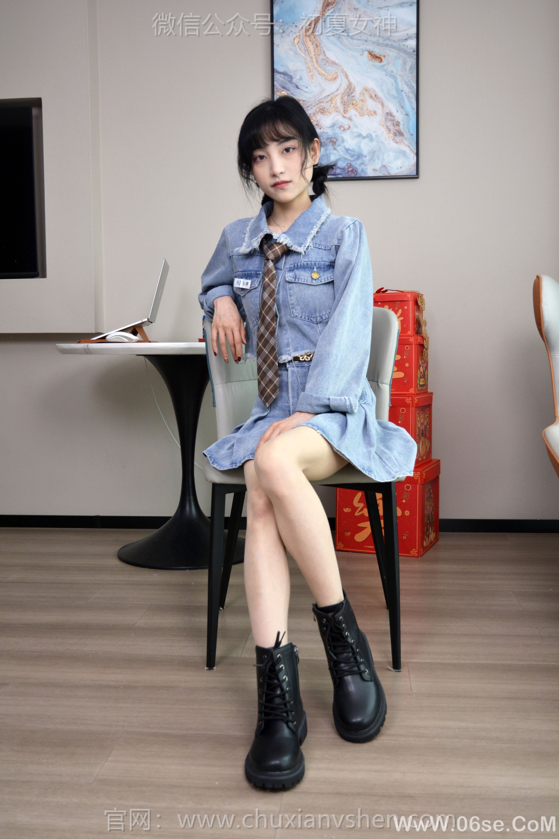 图片[71]-初夏女神 No.247 柒柒 浪漫牛仔[140P]-六色网
