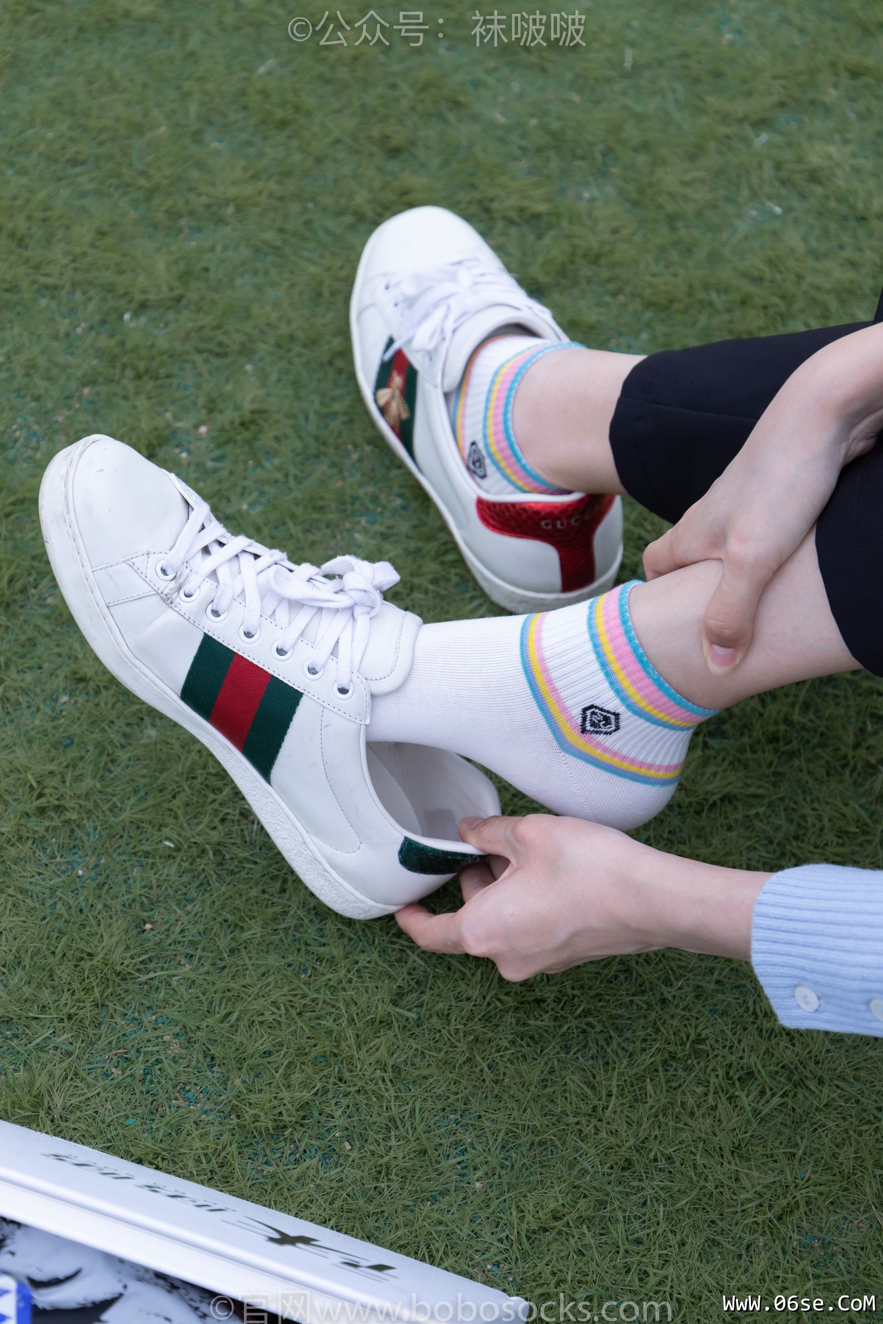 图片[23]-BoBoSocks袜啵啵 No.021 泡芙-板鞋、白棉袜、裸足[131P]-六色网