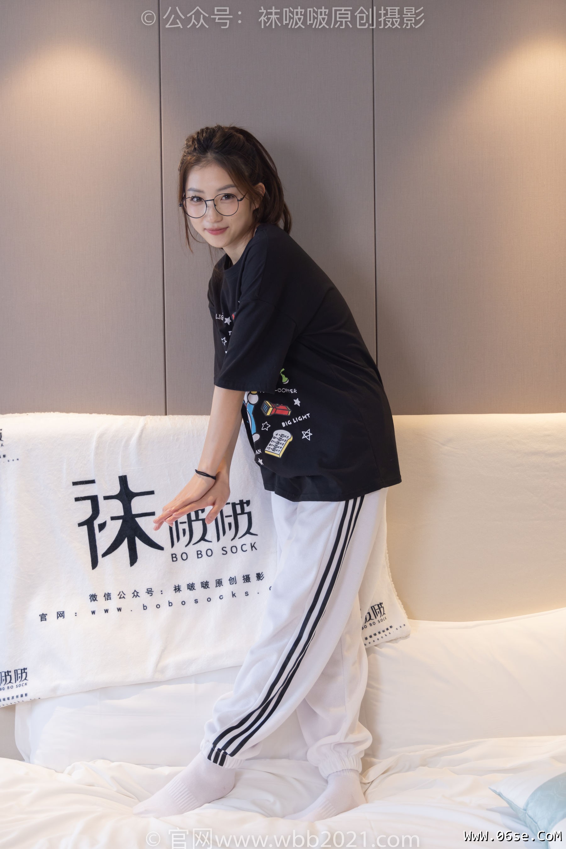 图片[38]-BoBoSocks袜啵啵 No.382 小沫 -板鞋、白棉袜[143P]-六色网
