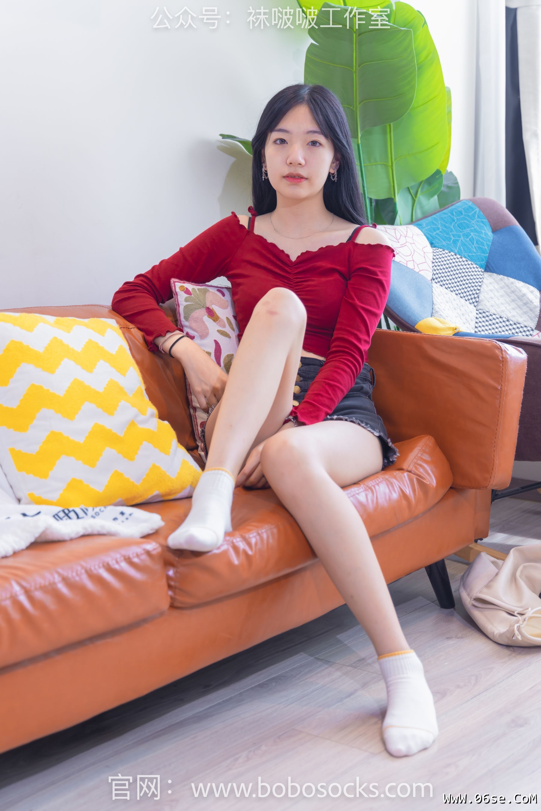 图片[5]-BoBoSocks袜啵啵 No.120 小甜豆-高跟长靴、白棉袜、裸足[170P]-六色网