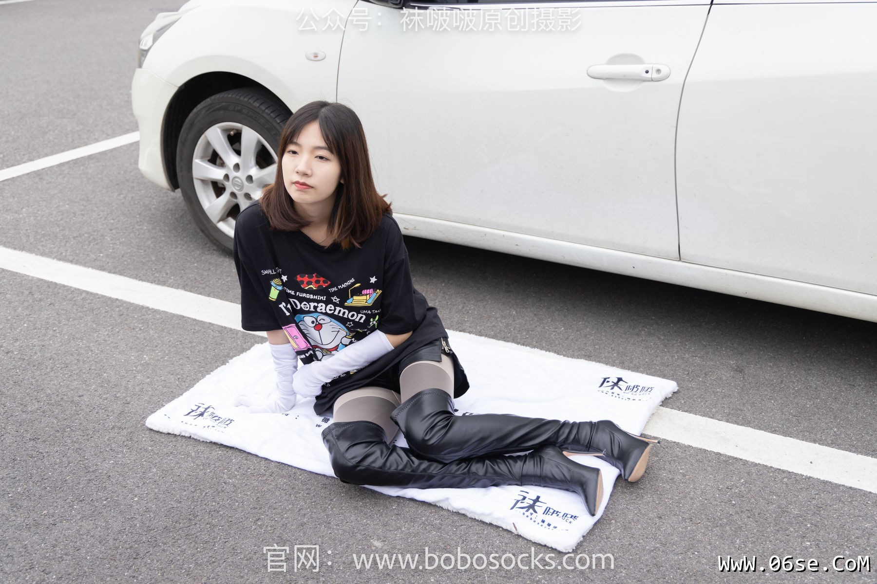 图片[86]-BoBoSocks袜啵啵 No.146 小甜豆-高跟长靴、黑色踩脚裤、肉丝[154P]-六色网