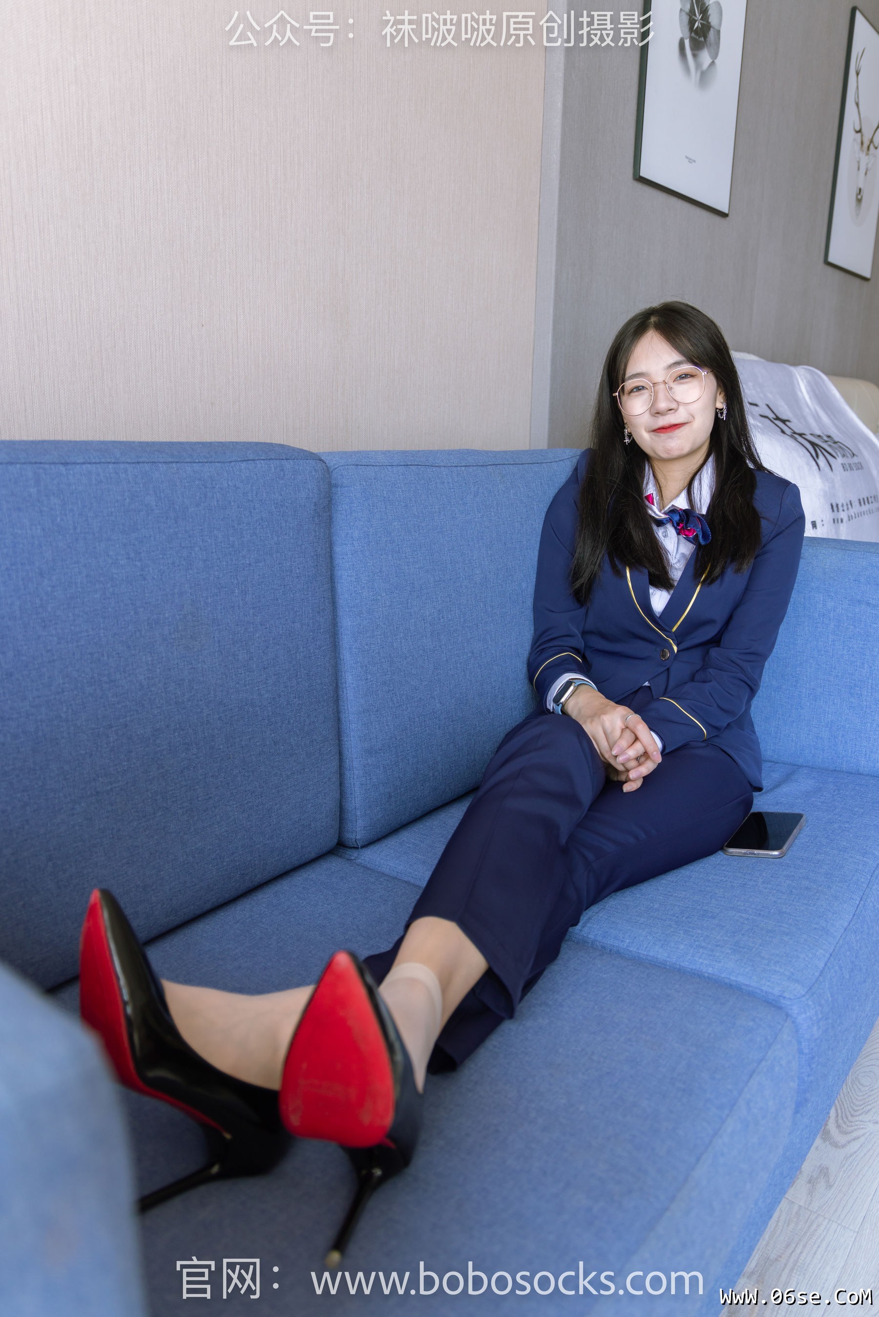 图片[77]-BoBoSocks袜啵啵 No.139 小甜豆-高跟鞋、短肉丝、空姐制服[140P]-六色网