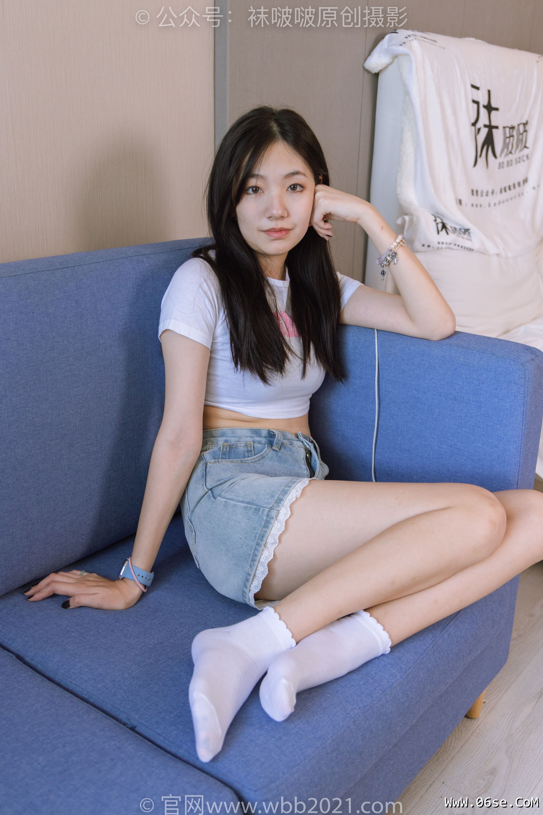 图片[26]-BoBoSocks袜啵啵 No.426 小甜豆 -高跟鞋、裸足、白棉袜[140P]-六色网