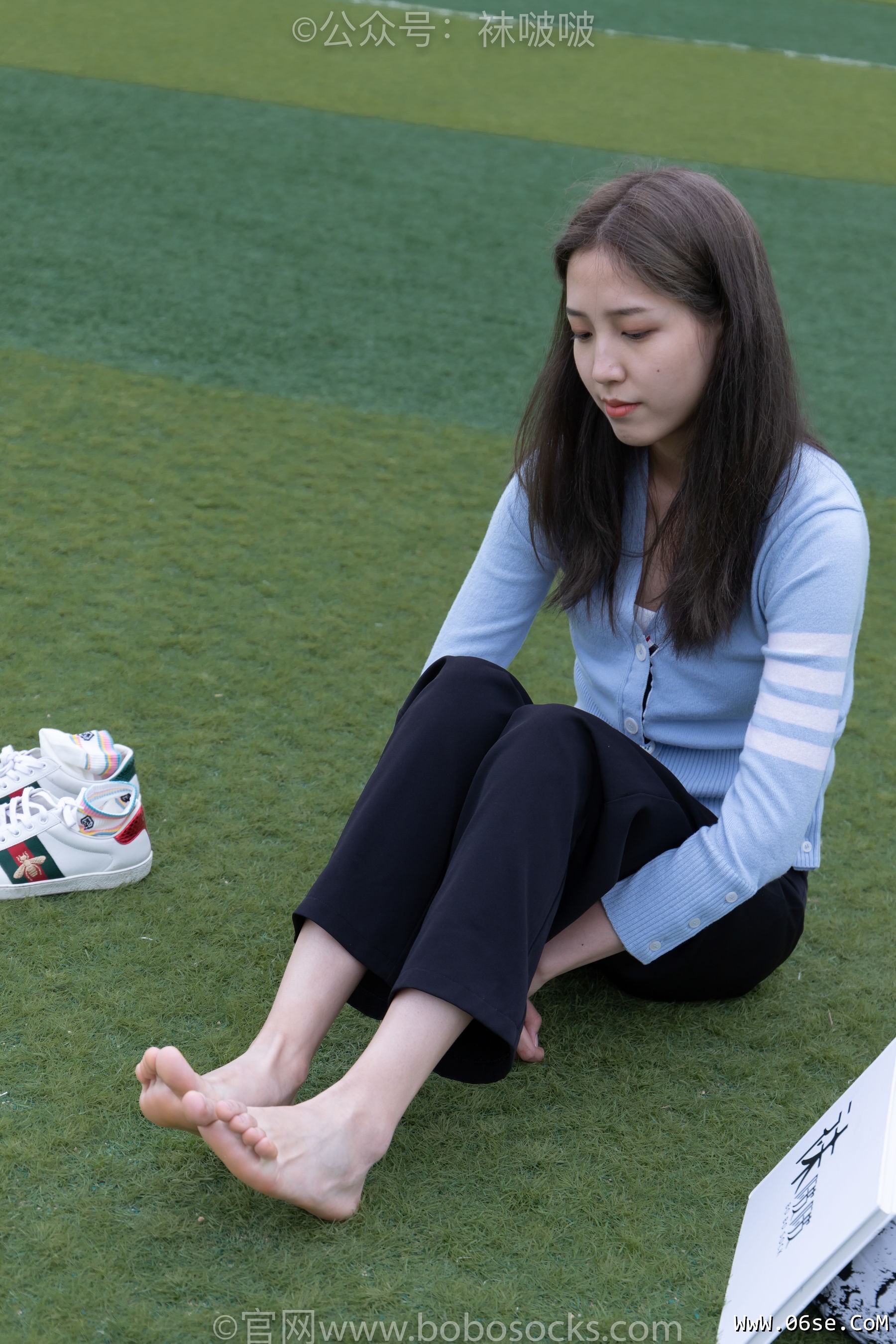 图片[121]-BoBoSocks袜啵啵 No.021 泡芙-板鞋、白棉袜、裸足[131P]-六色网