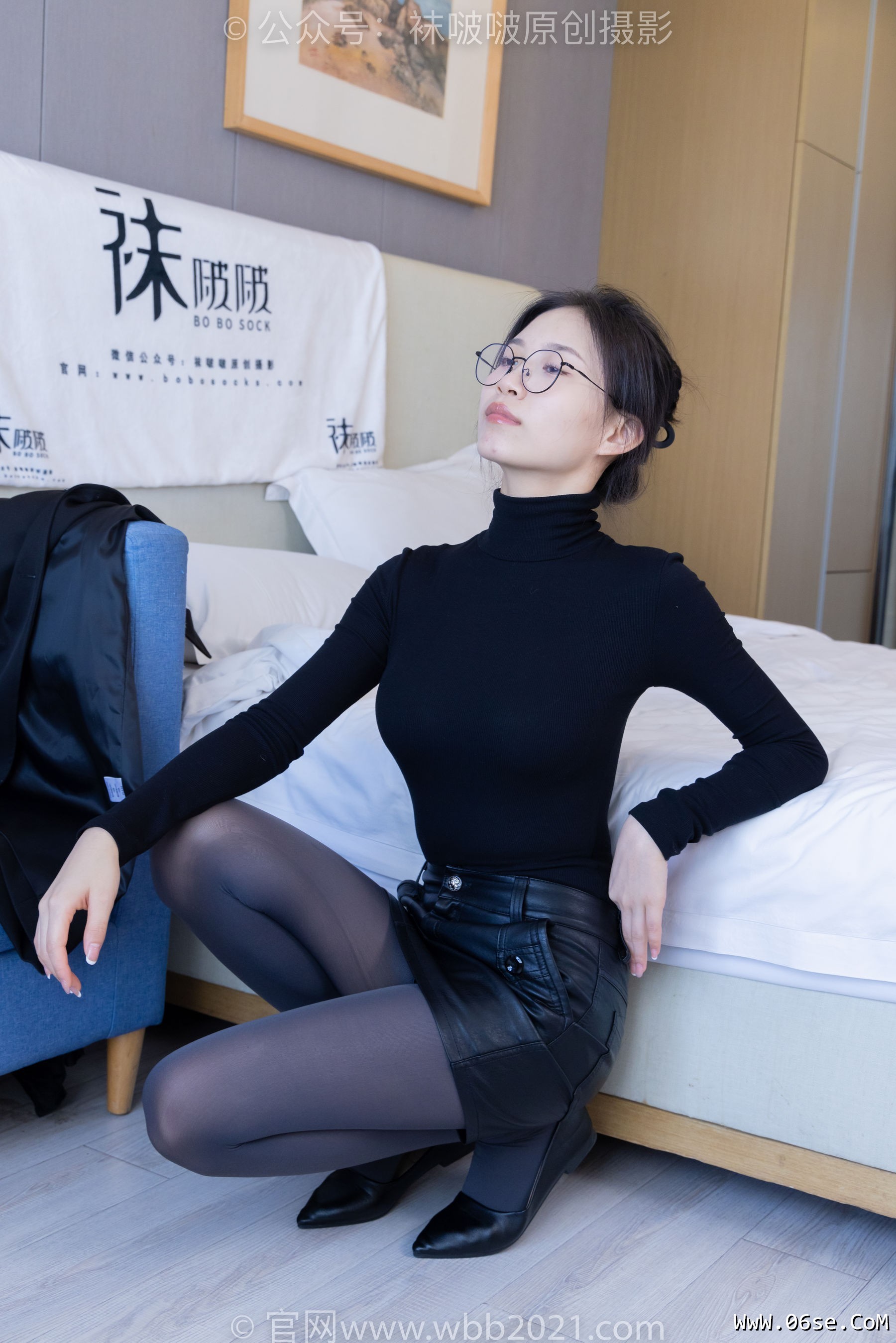 图片[127]-BoBoSocks袜啵啵 No.365 芝士 -短靴、平底鞋、厚黑丝、厚灰丝[140P]-六色网
