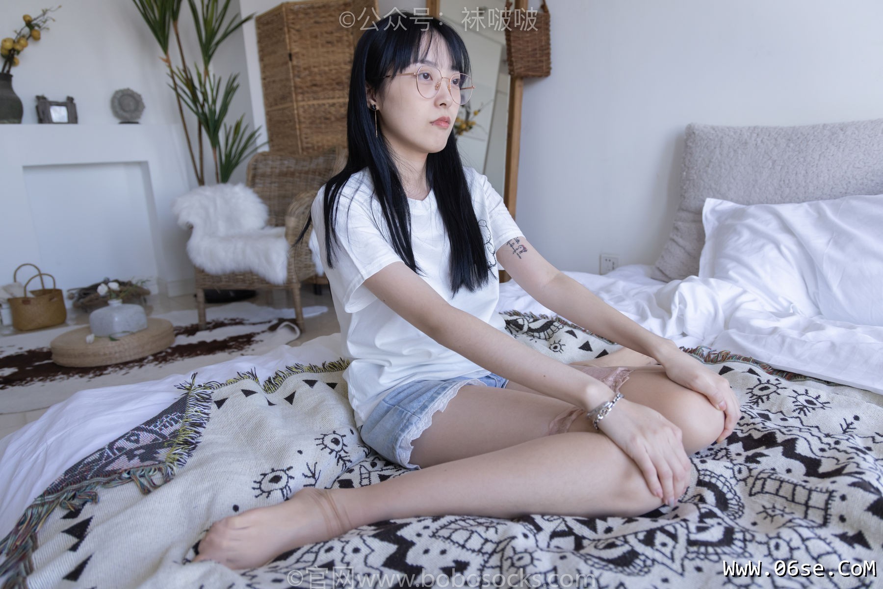 图片[96]-BoBoSocks袜啵啵 No.086 稚予-平底鞋、过膝肉丝[130P]-六色网