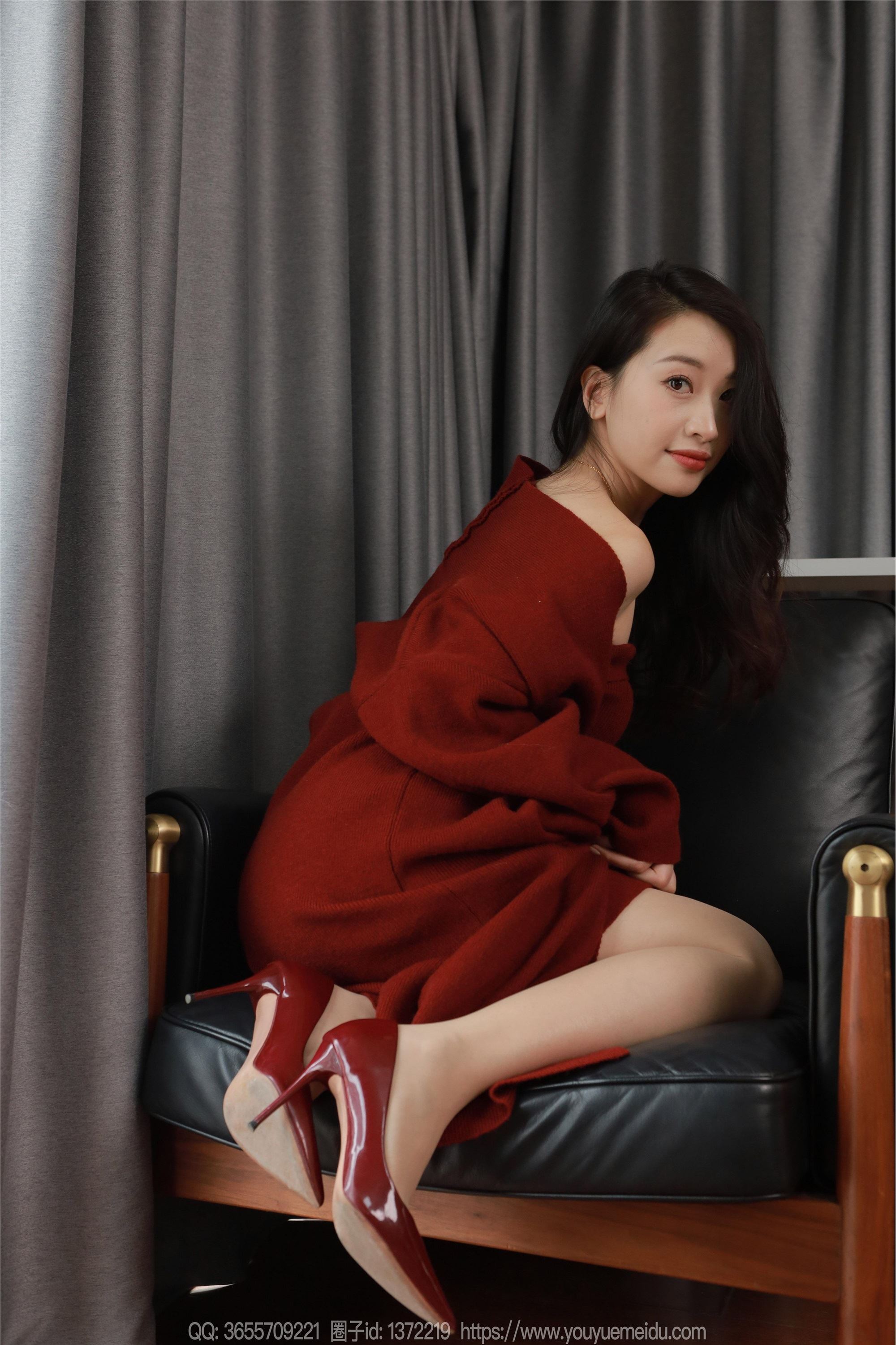 图片[81]-IESS异思趣向 2025.01.31 丝享家 1965 小婕《红色针织裙（下）》[83P]-六色网