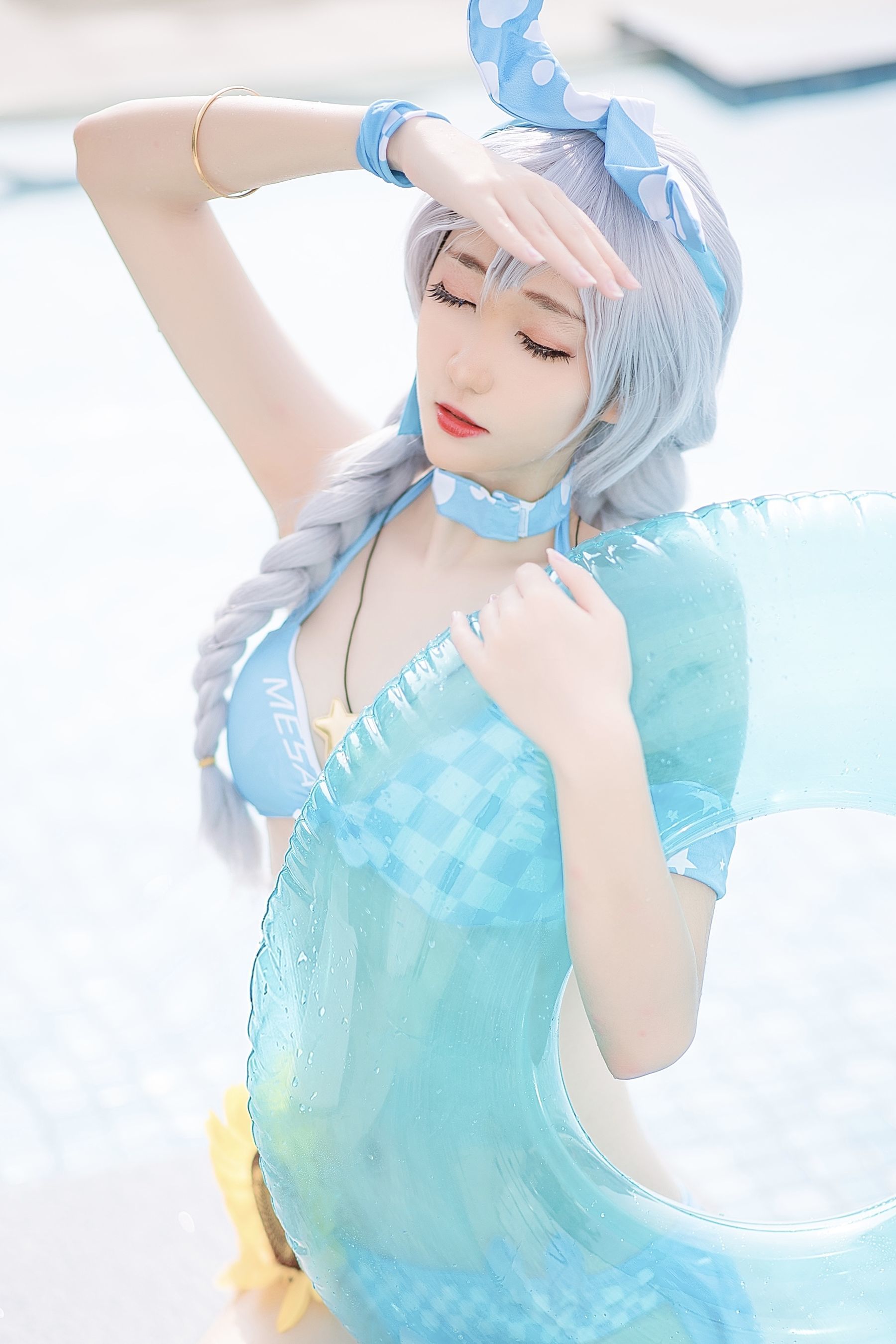 图片[11]-动漫博主南桃Momoko 琪亚娜泳装[15P]-六色网