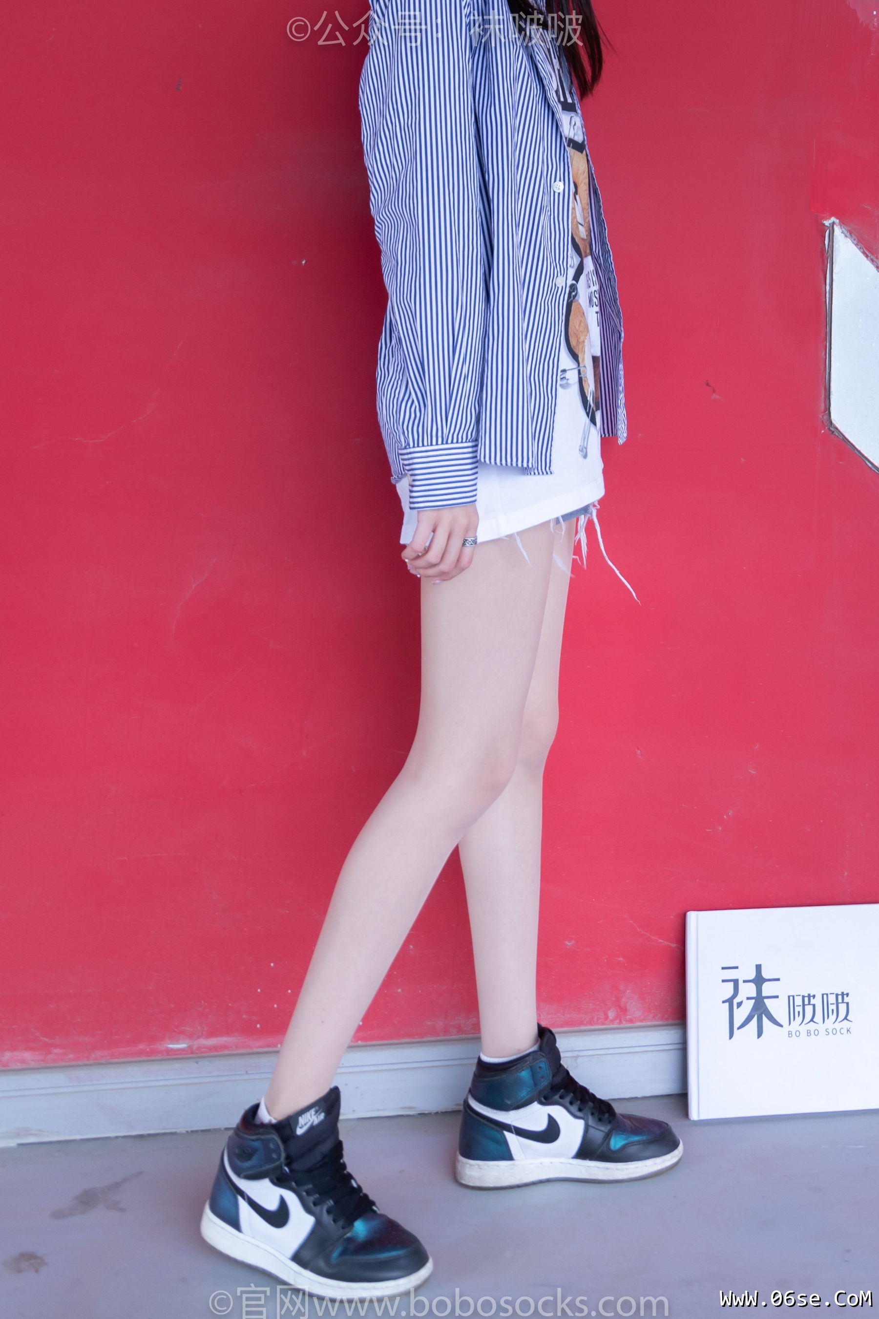 图片[3]-BoBoSocks袜啵啵 No.011 稚予-AJ、白色短棉袜、肉丝[139P]-六色网