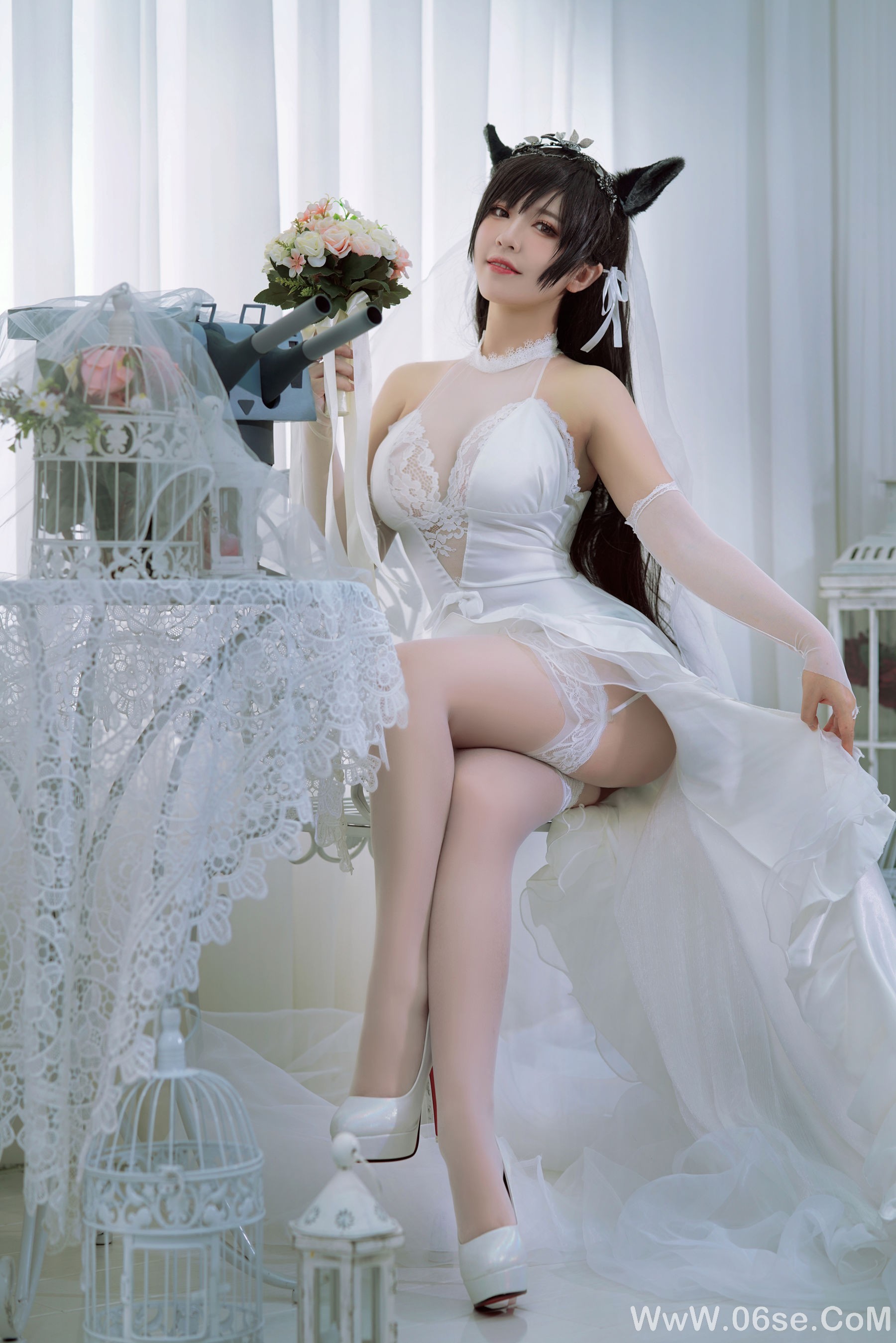 图片[20]-半半子 爱宕花嫁[30P]-六色网