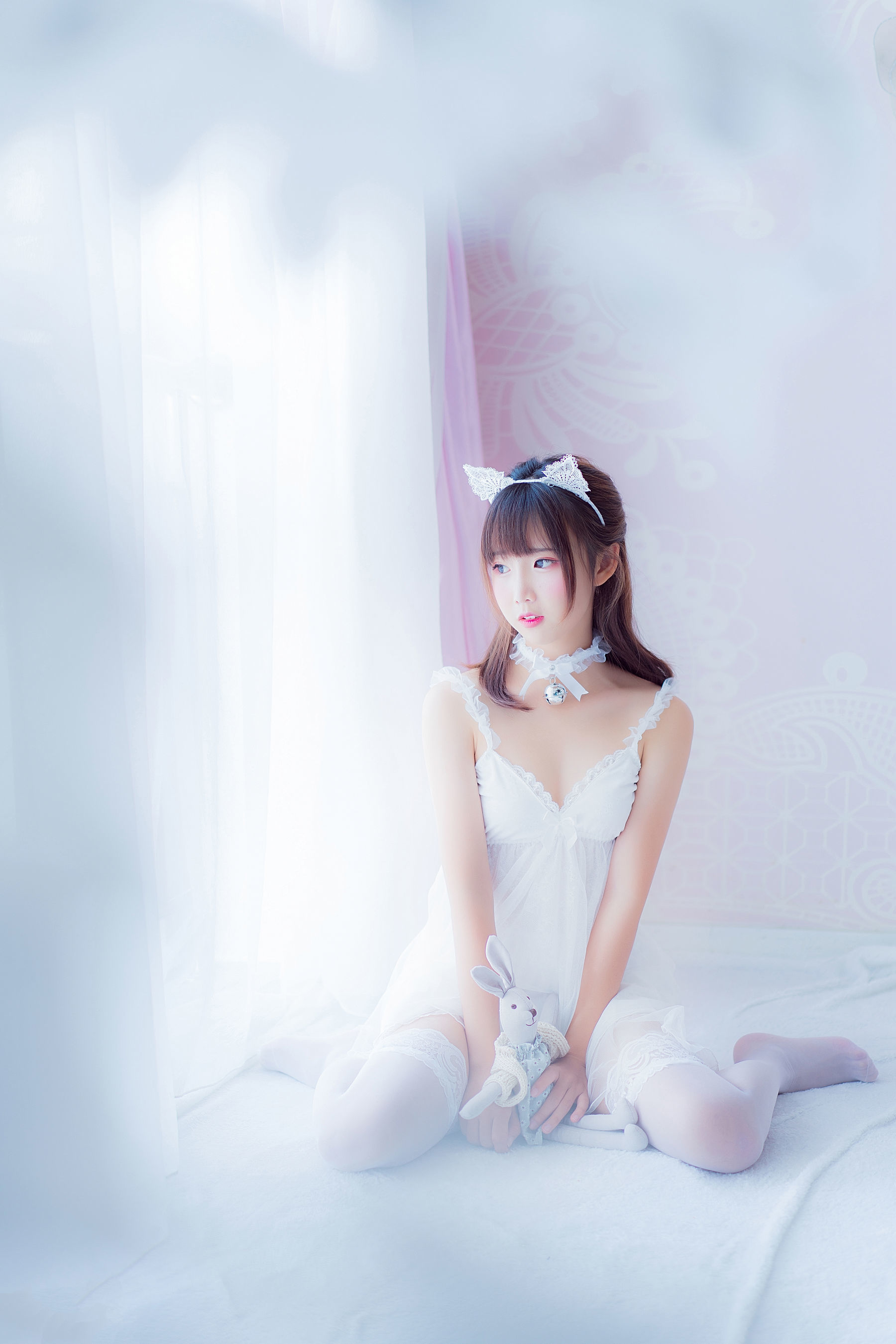 图片[6]-喵糖映画 VOL.415 白裙少女 [30P]-六色网