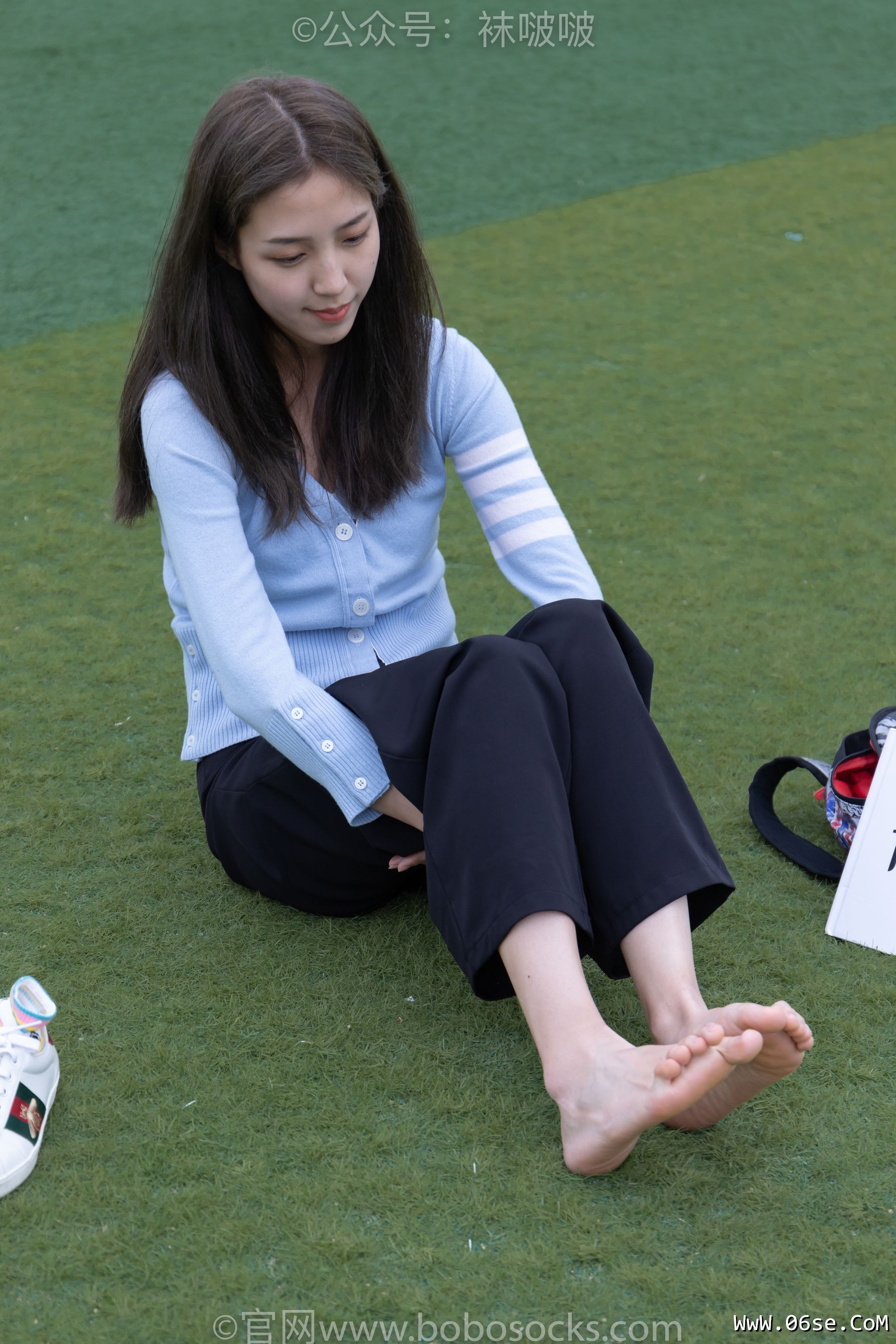 图片[99]-BoBoSocks袜啵啵 No.021 泡芙-板鞋、白棉袜、裸足[131P]-六色网