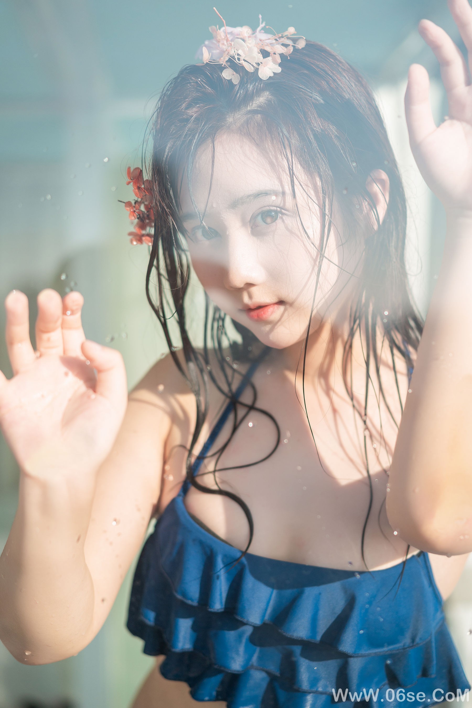图片[36]-微博福利姬镜酱 私奔之泳衣[61P]-六色网