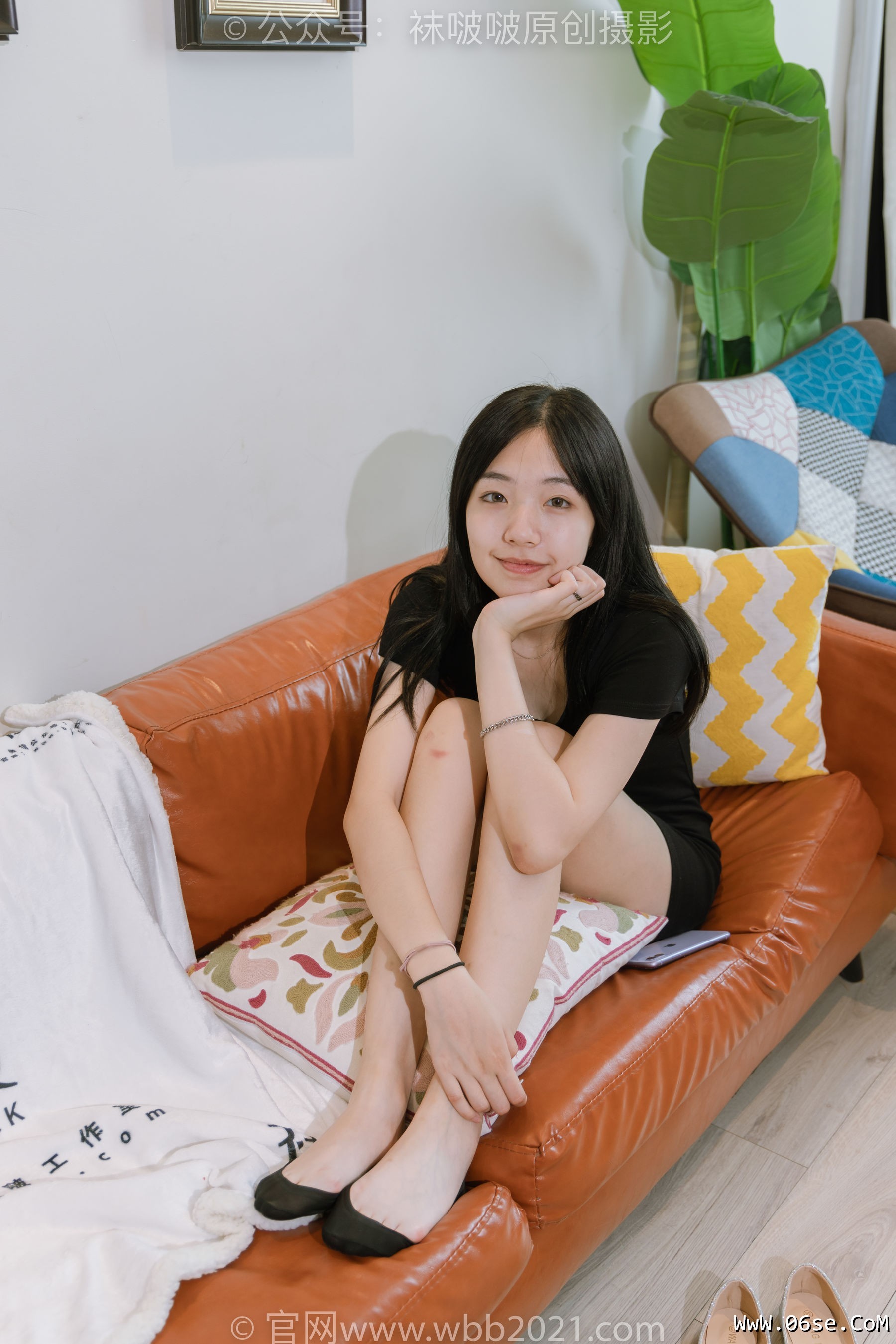 图片[58]-BoBoSocks袜啵啵 No.363 小甜豆 -两双平底鞋、黑色船袜、裸足[140P]-六色网