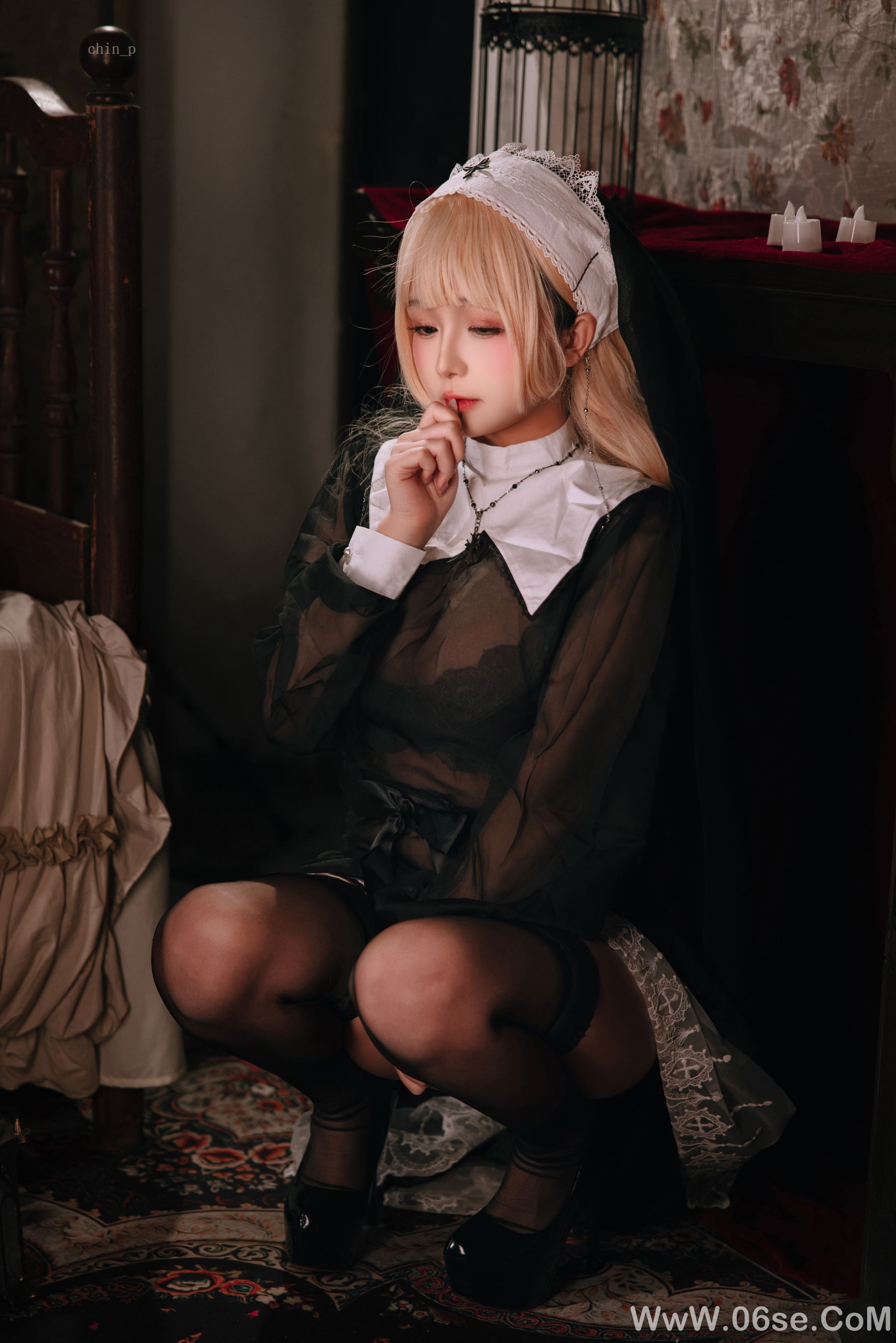 图片[33]-Cosplay日奈娇 – 禁忌修女[160P]-六色网