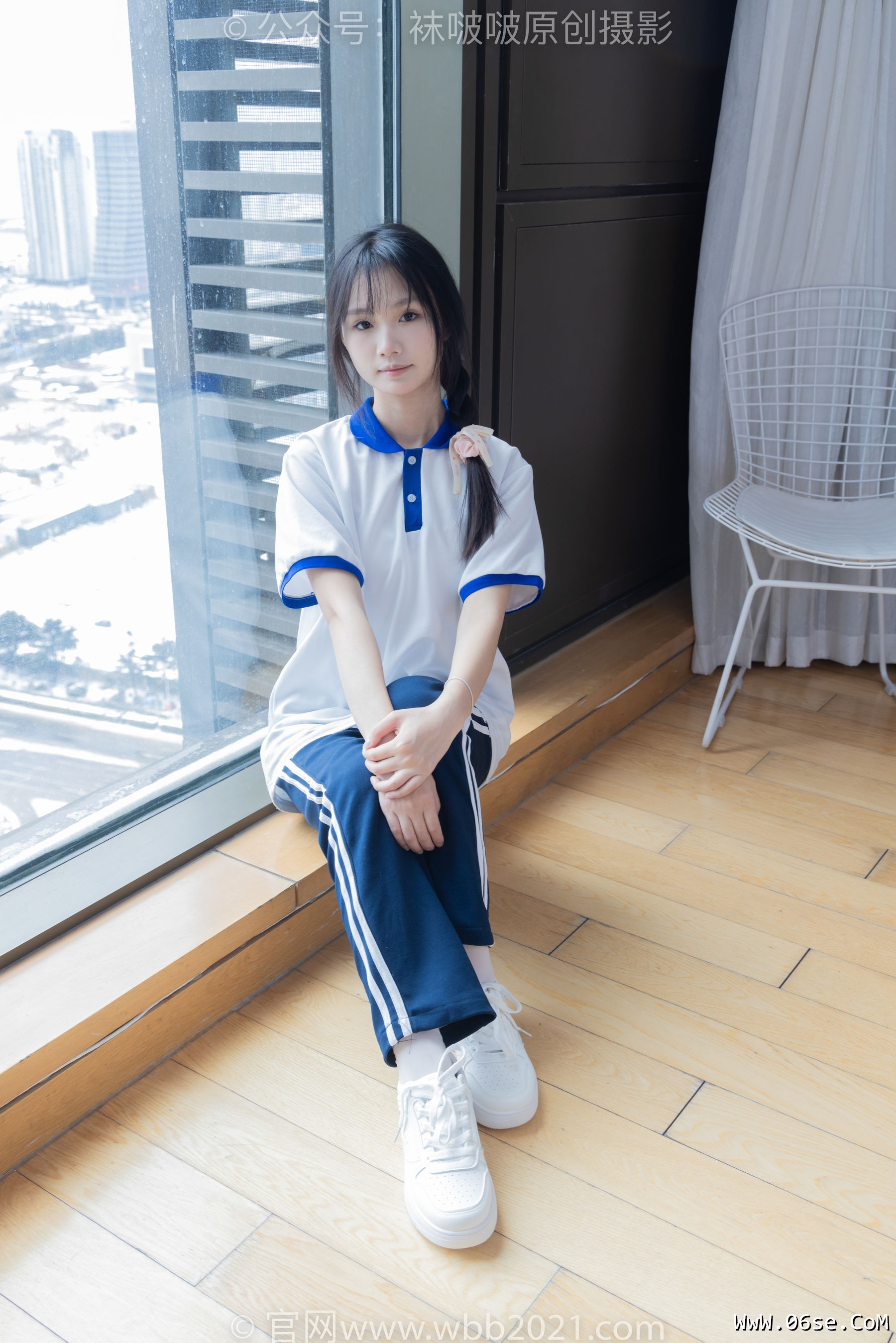 图片[34]-BoBoSocks袜啵啵 No.366 甜甜圈 -三双板鞋、白棉袜、短白丝[150P]-六色网